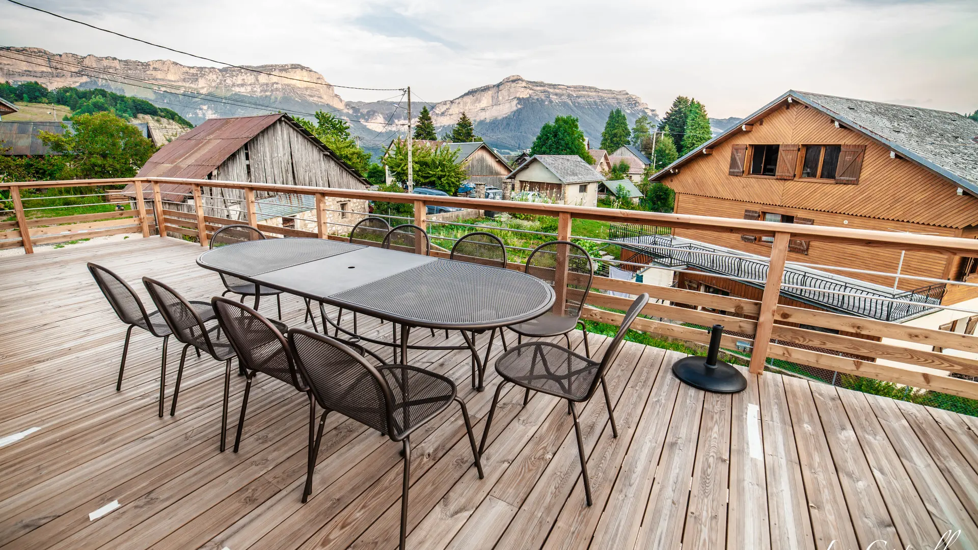 Terrasse avec vue