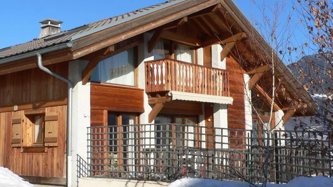 Chalet face au Mont Blanc