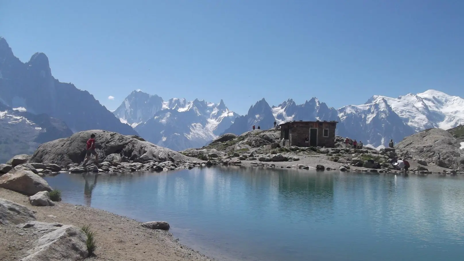 Photo touristique : lac blanc à Chamonix