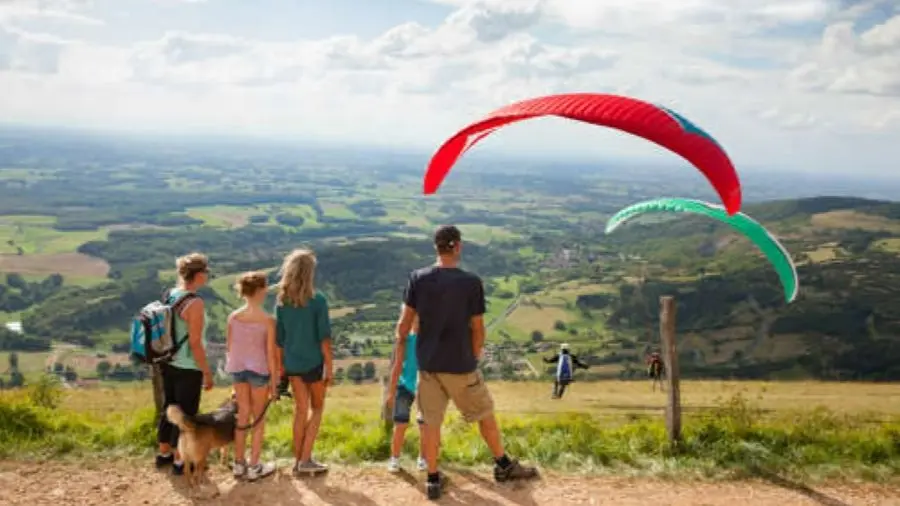 Parapente au Mont Myon