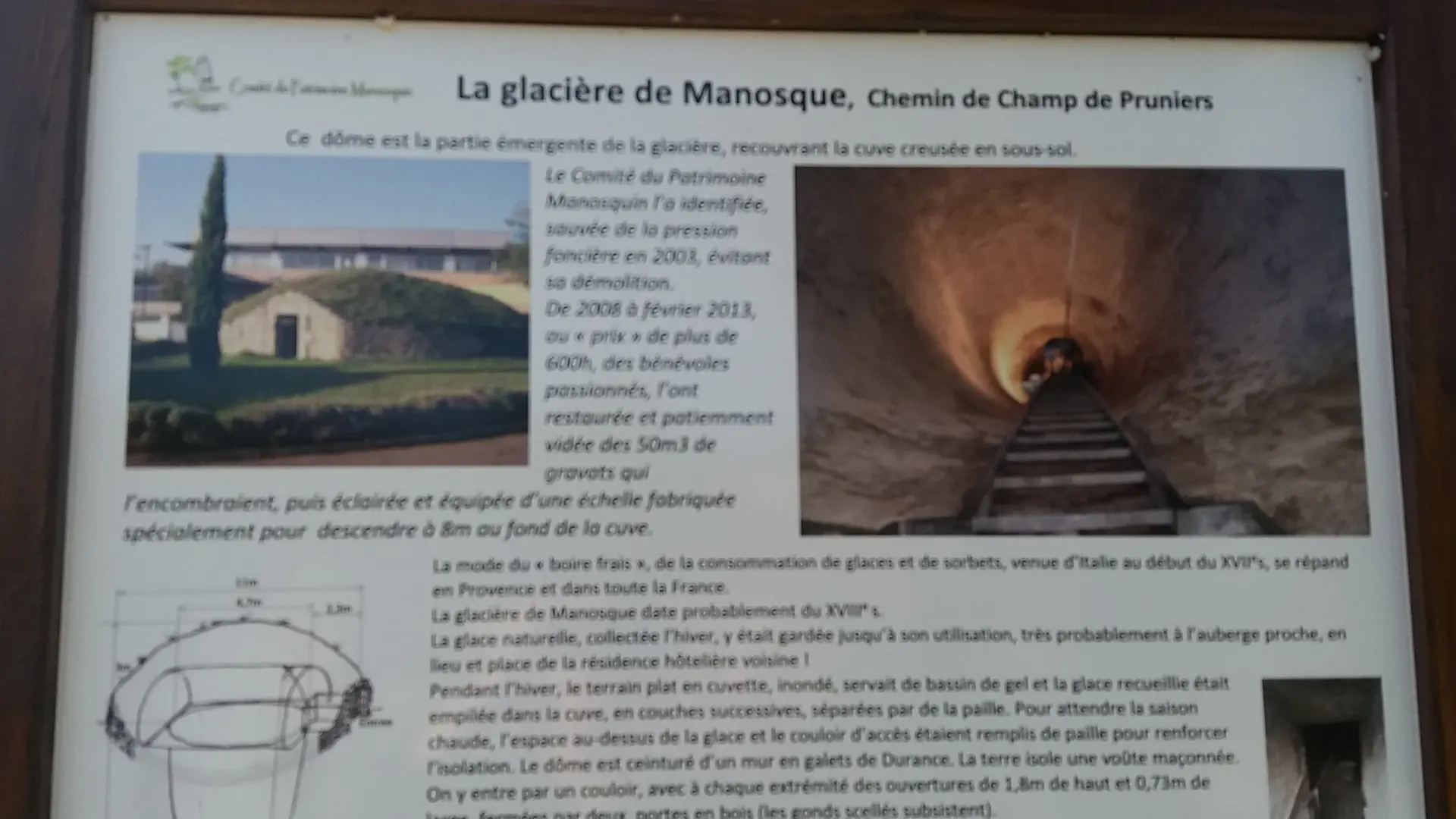 Panneau d'explication