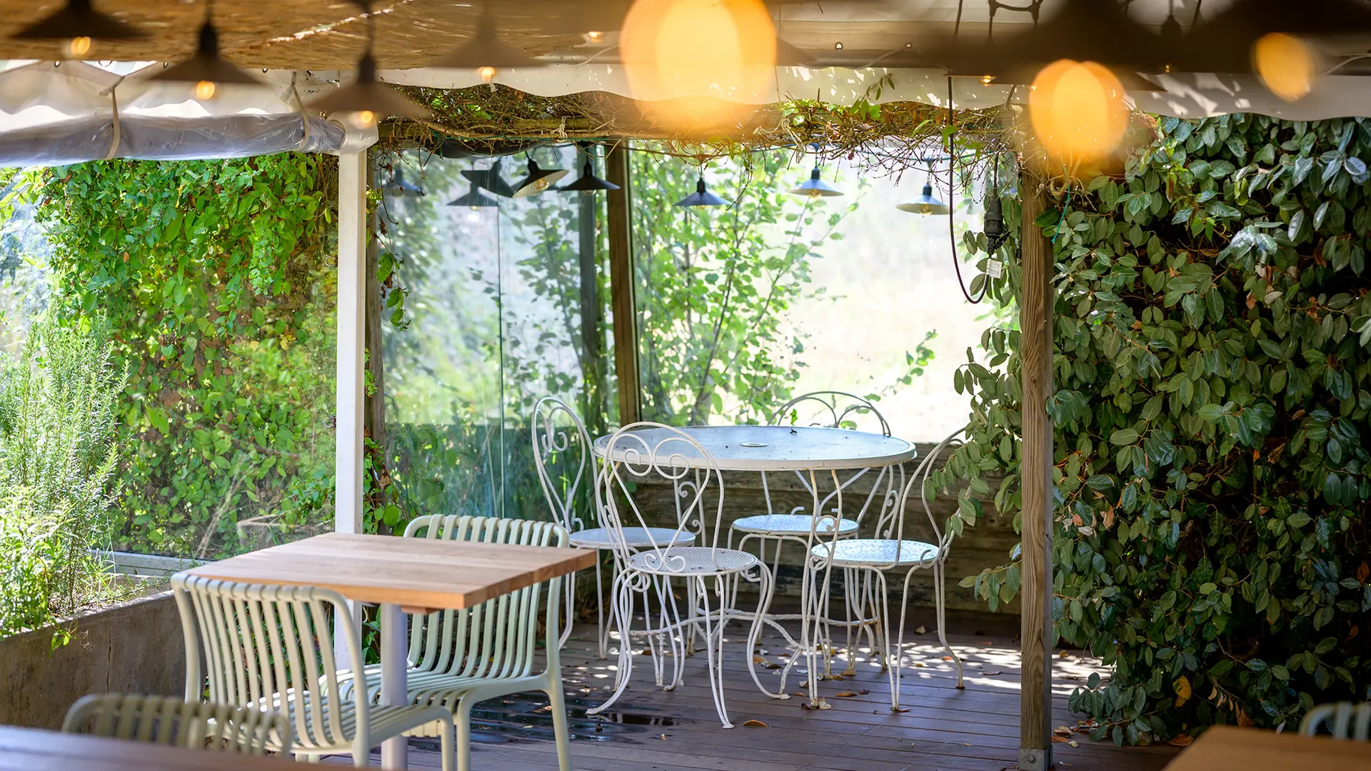 La terrasse pour rester au sec