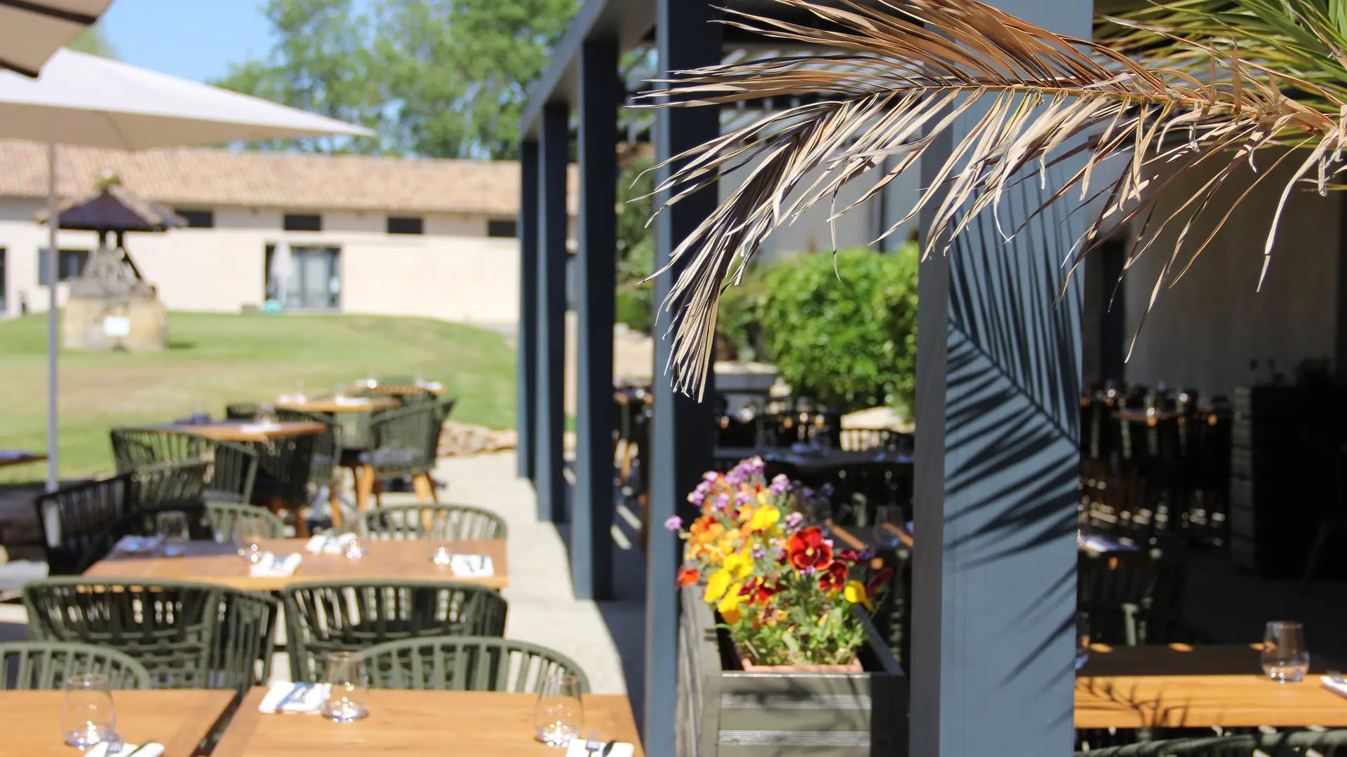 Terrasse du restaurant La Table du Gouverneur