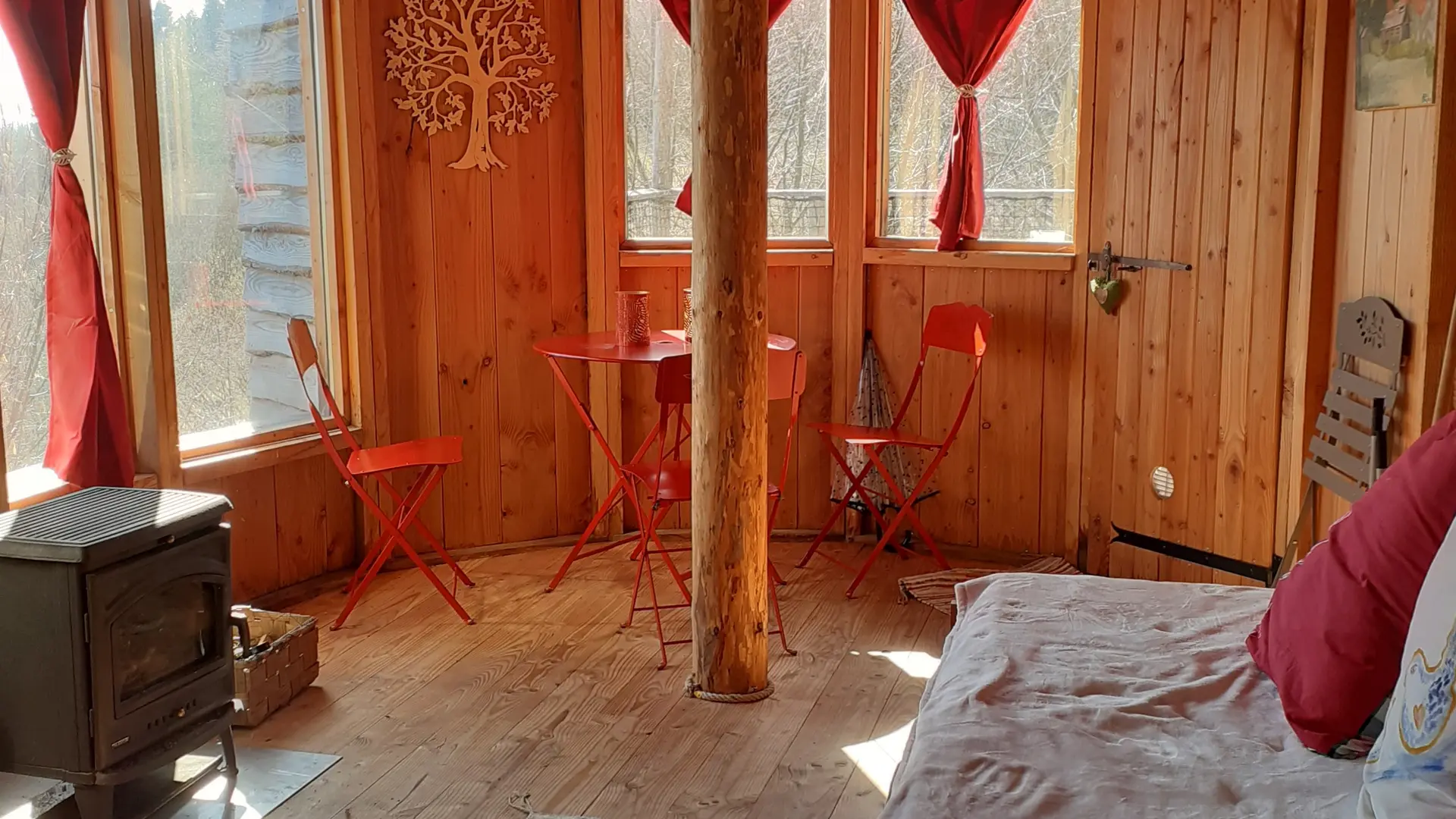 Intérieur cabane