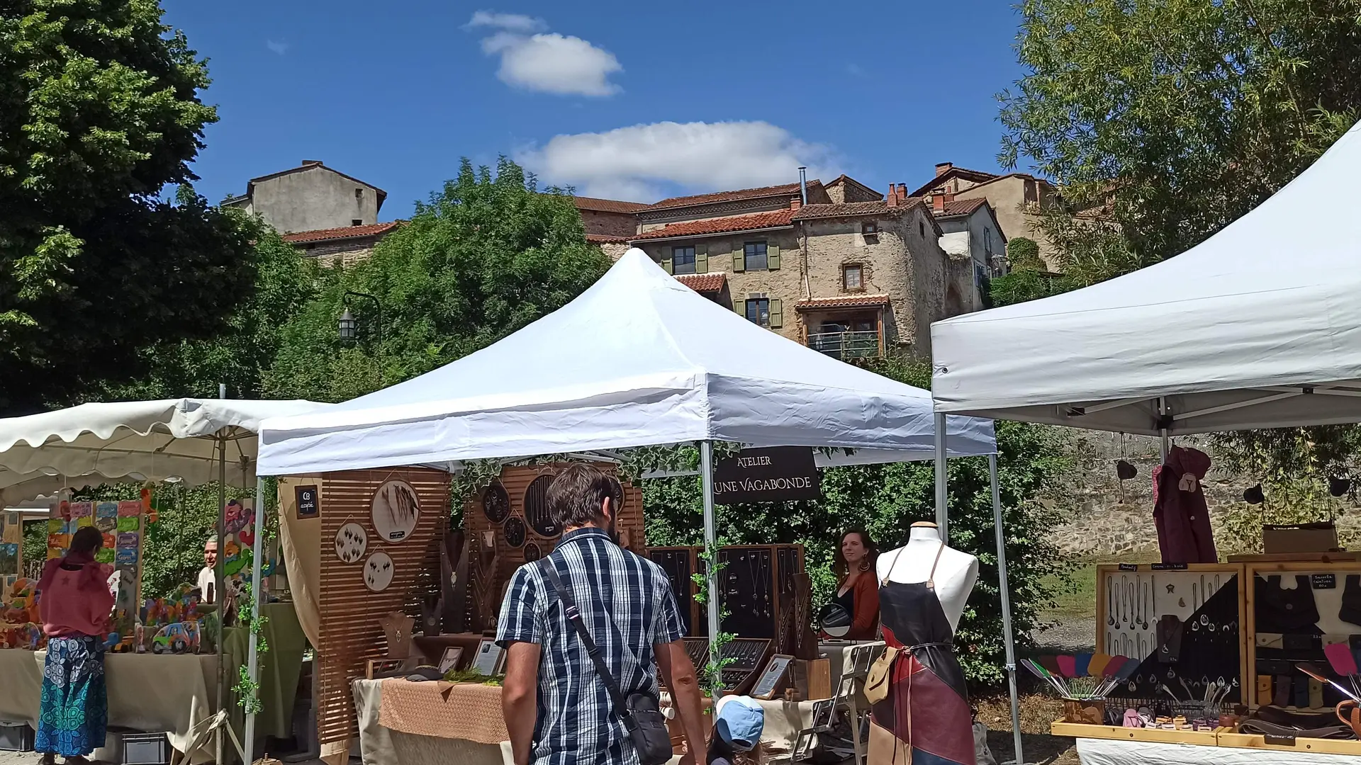 stand de marché artisanal