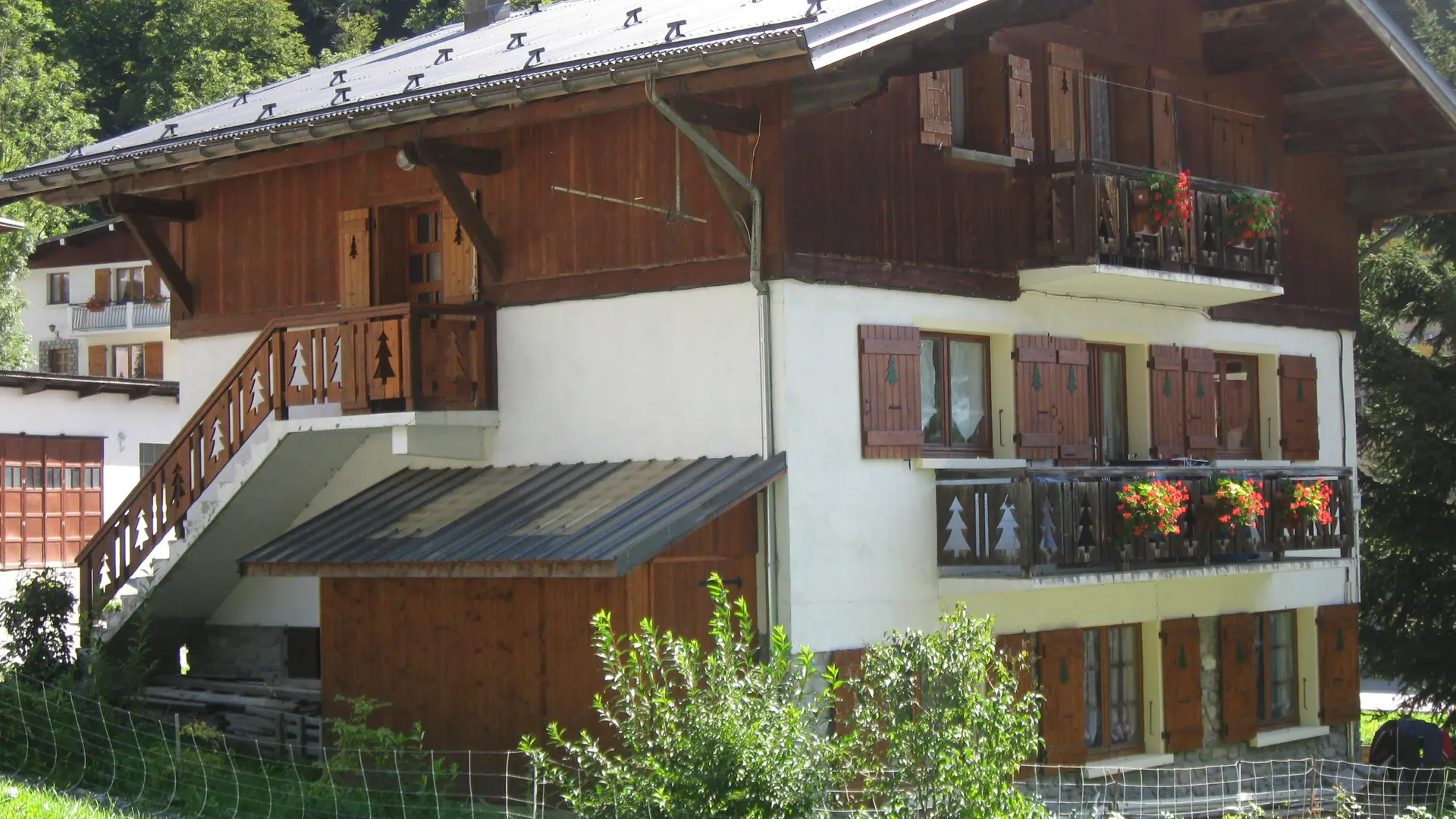 Chalet en été