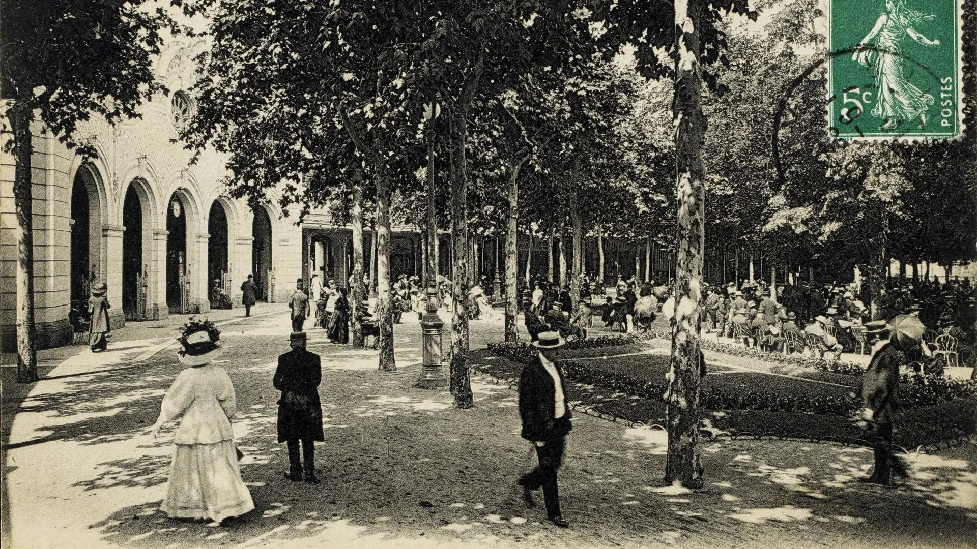 Carte postale, vers 1910