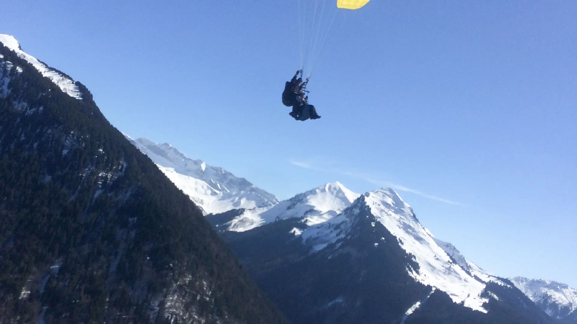 Baptême de l'air en parapente