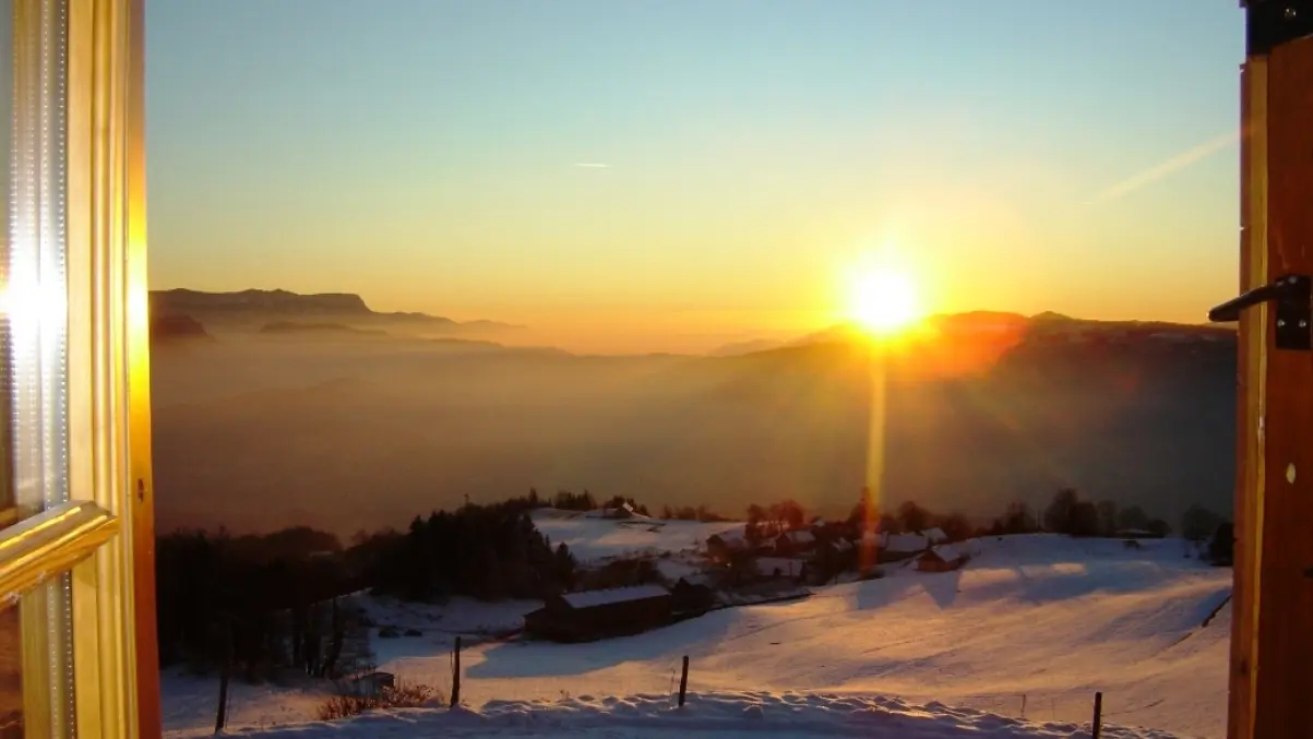 Vue depuis le gîte