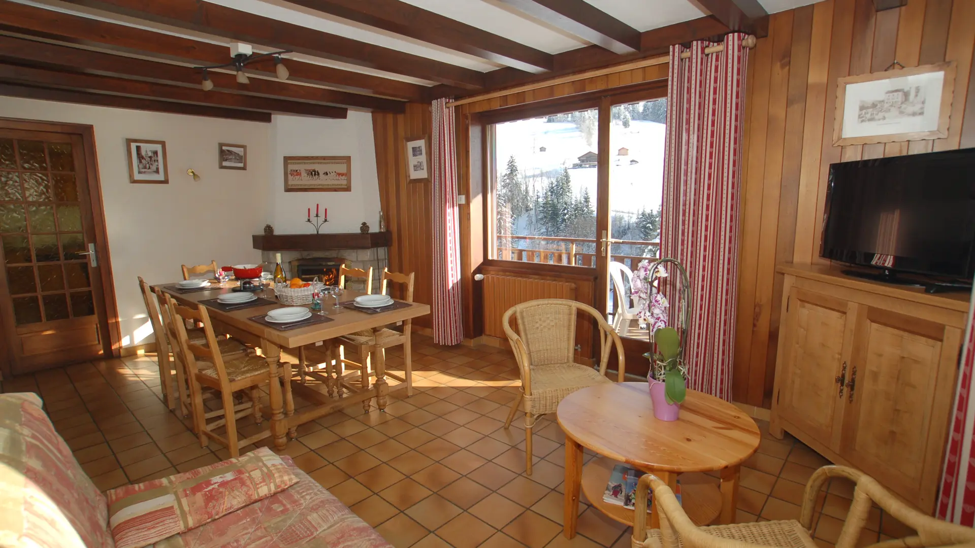 Pièce principale/ Living room- Bachal n° 3 - Le Grand-Bornand