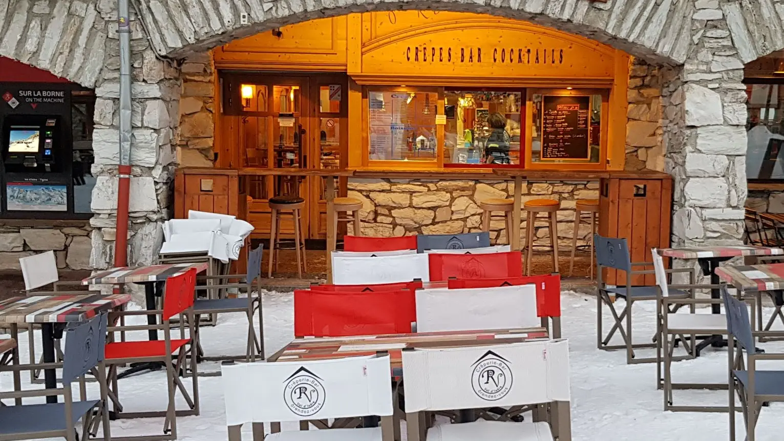 Devanture extérieur - Restaurant Ô rendez vous Val d'Isère