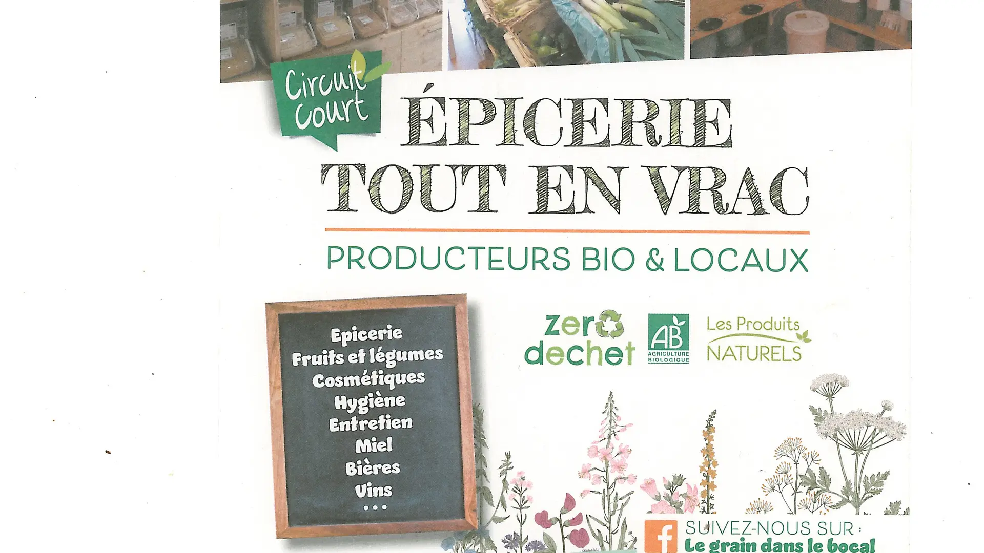 épicerie bio