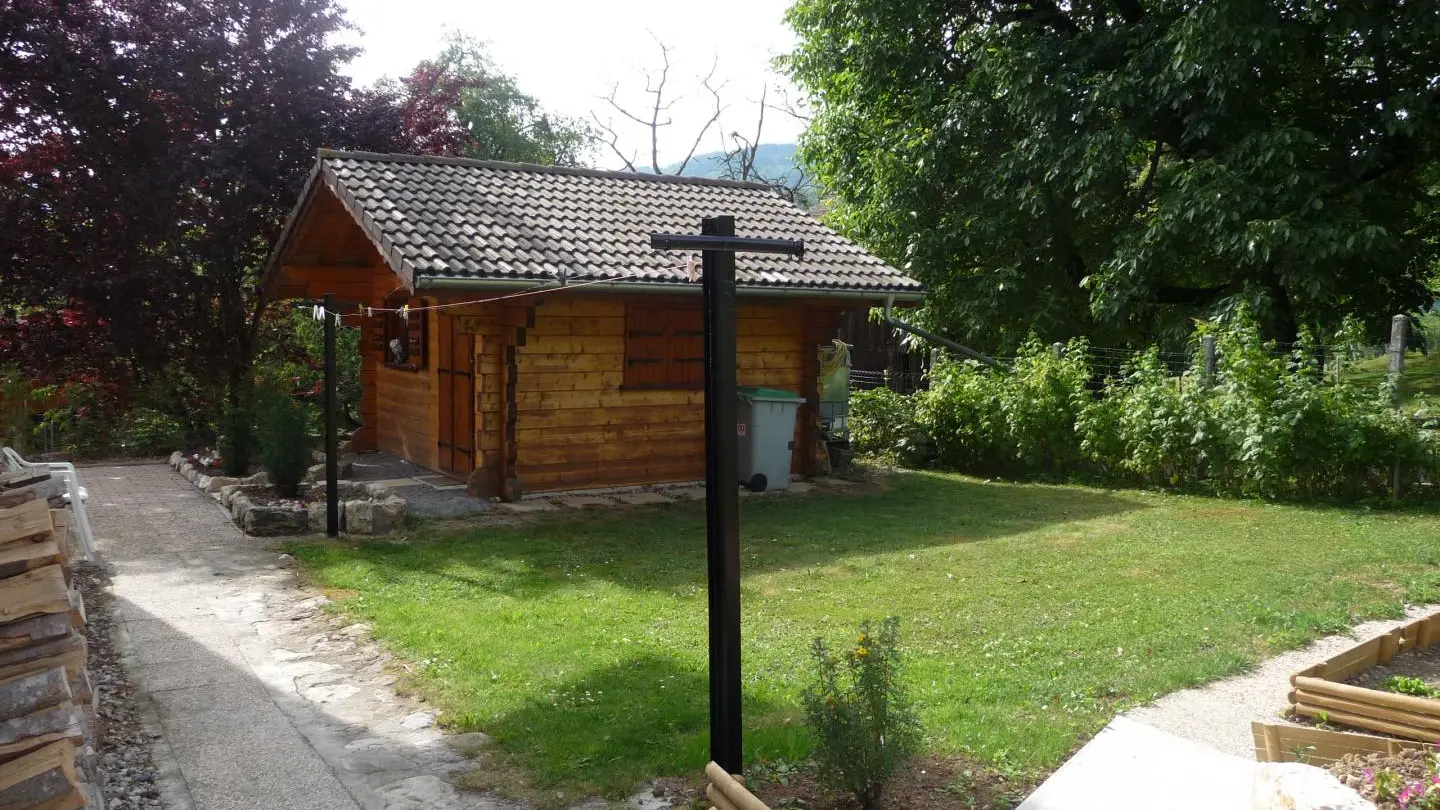 Pelouse à disposition des vacanciers.