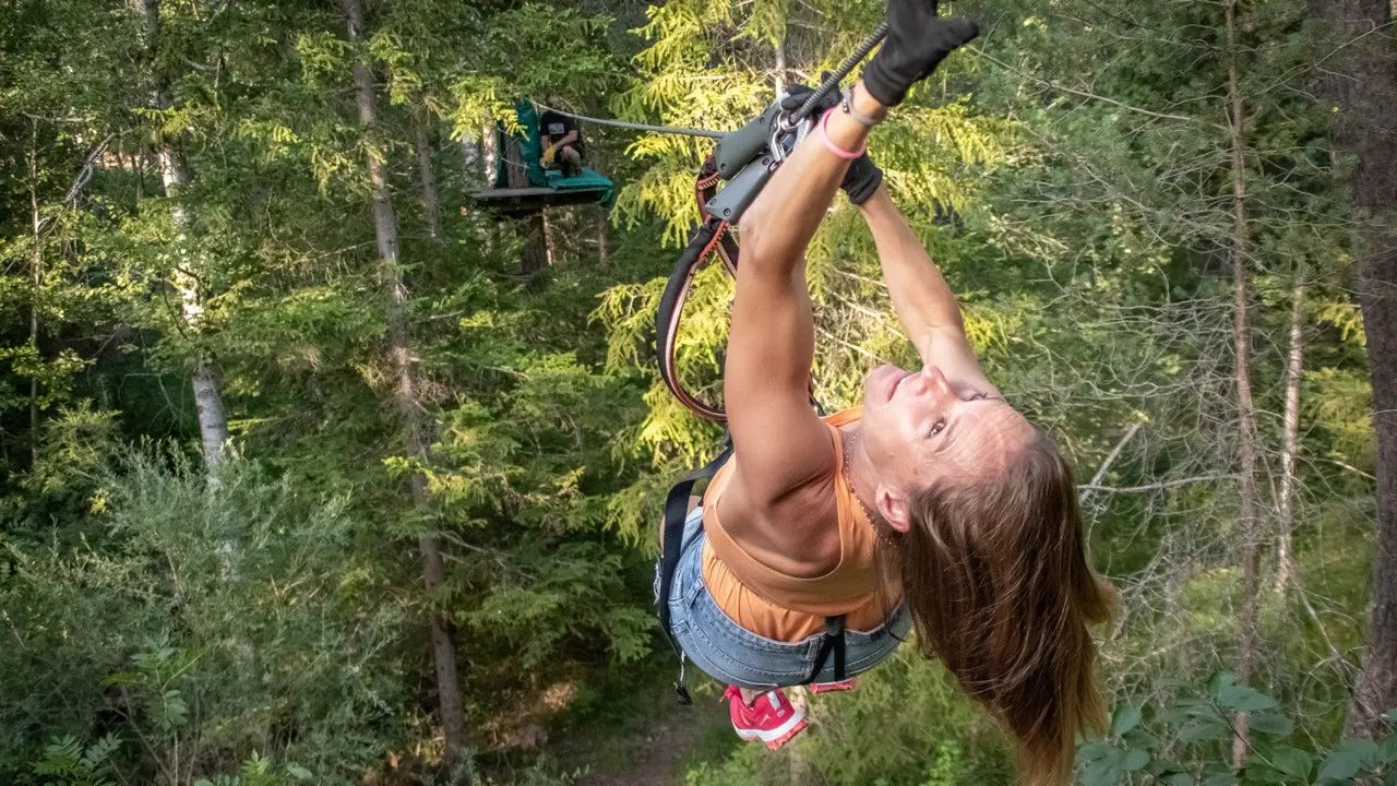 Le grand parcours du Parc aventure Haut Verdon