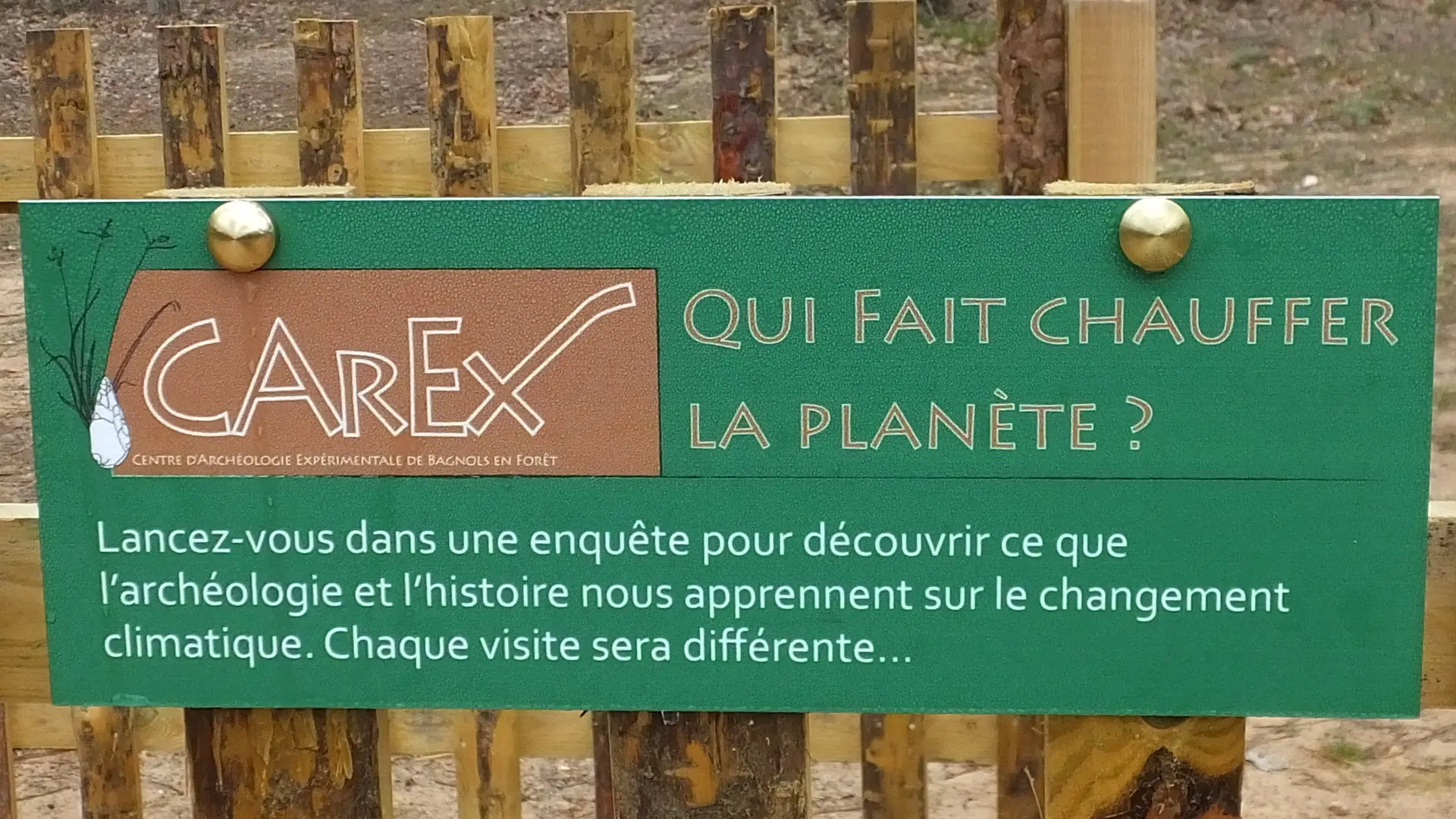 Panneau qui fait chauffer la planète