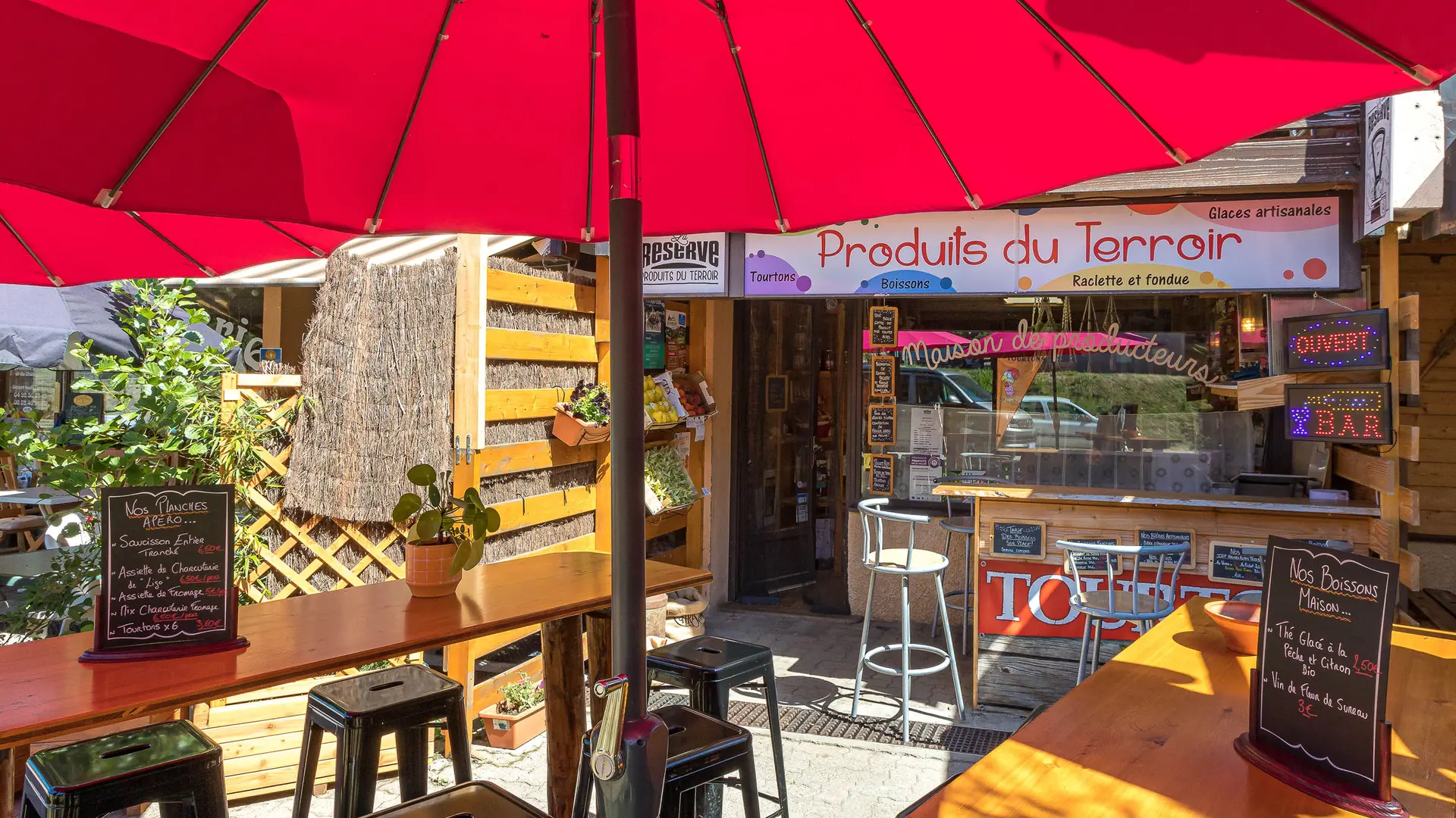 La Réserve, épicerie de produits locaux à Ancelle, vallée du Champsaur