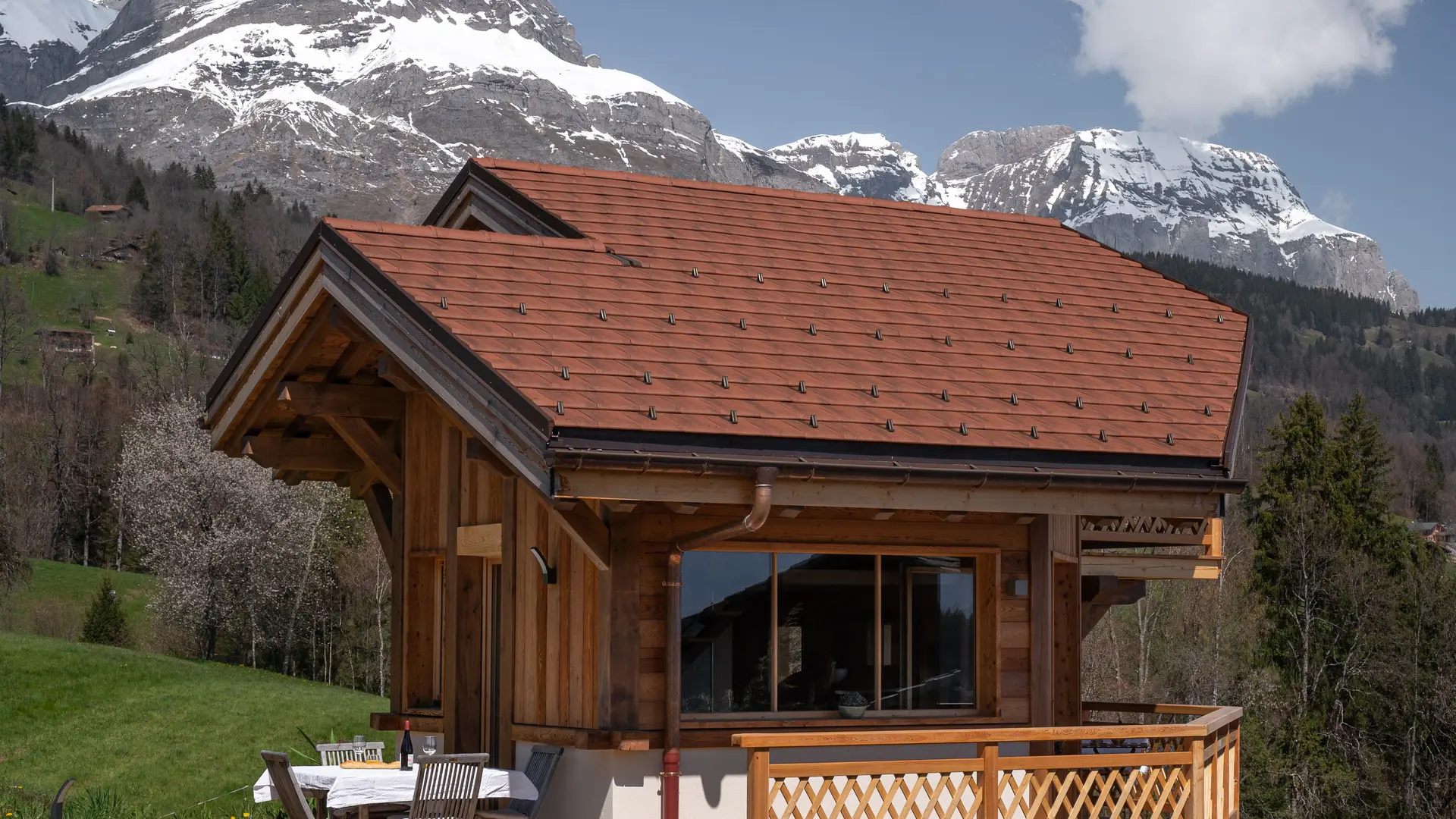 Chalet avec terrasse