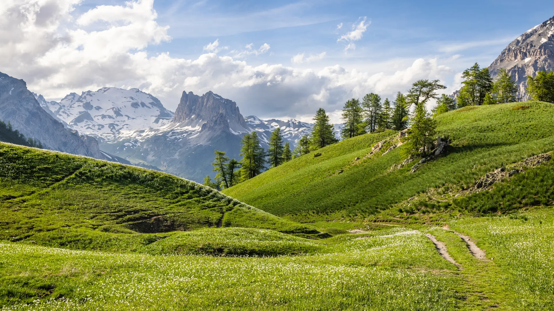 Col des Thûres et lac Chavillon