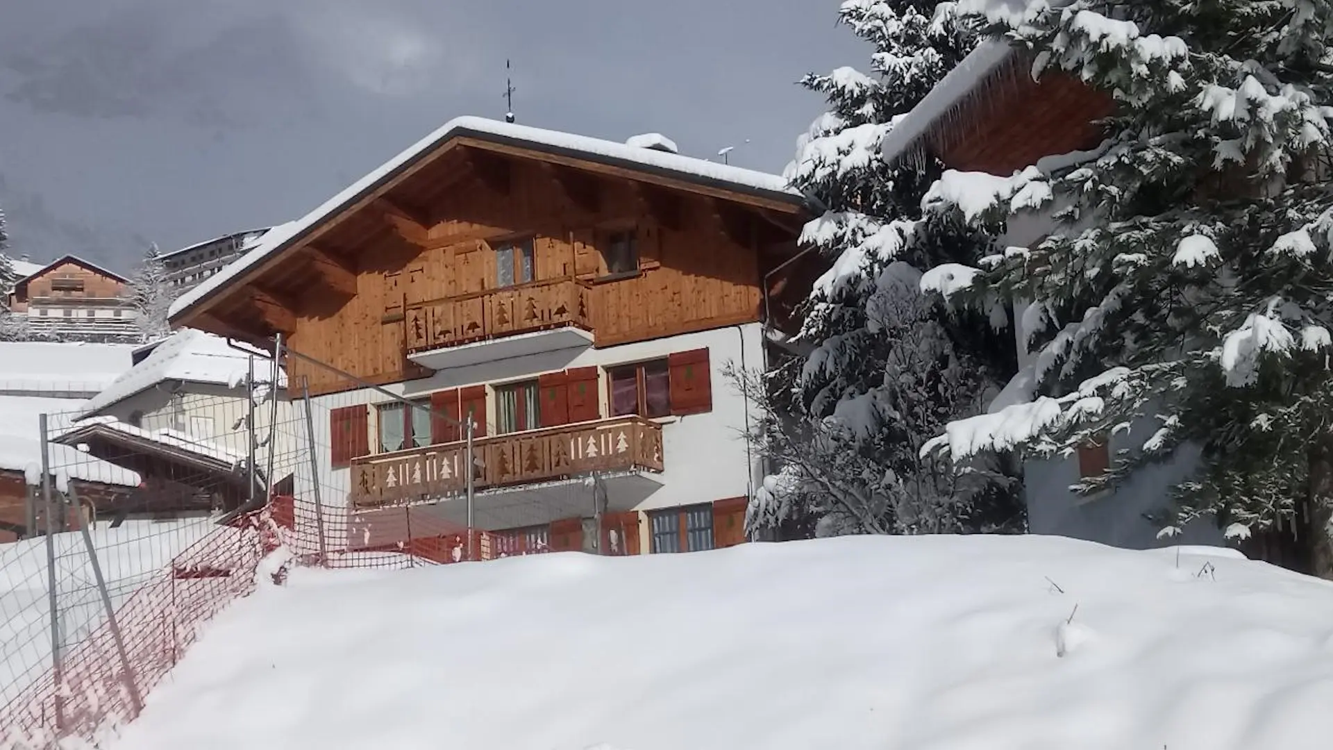 Chalet en hiver