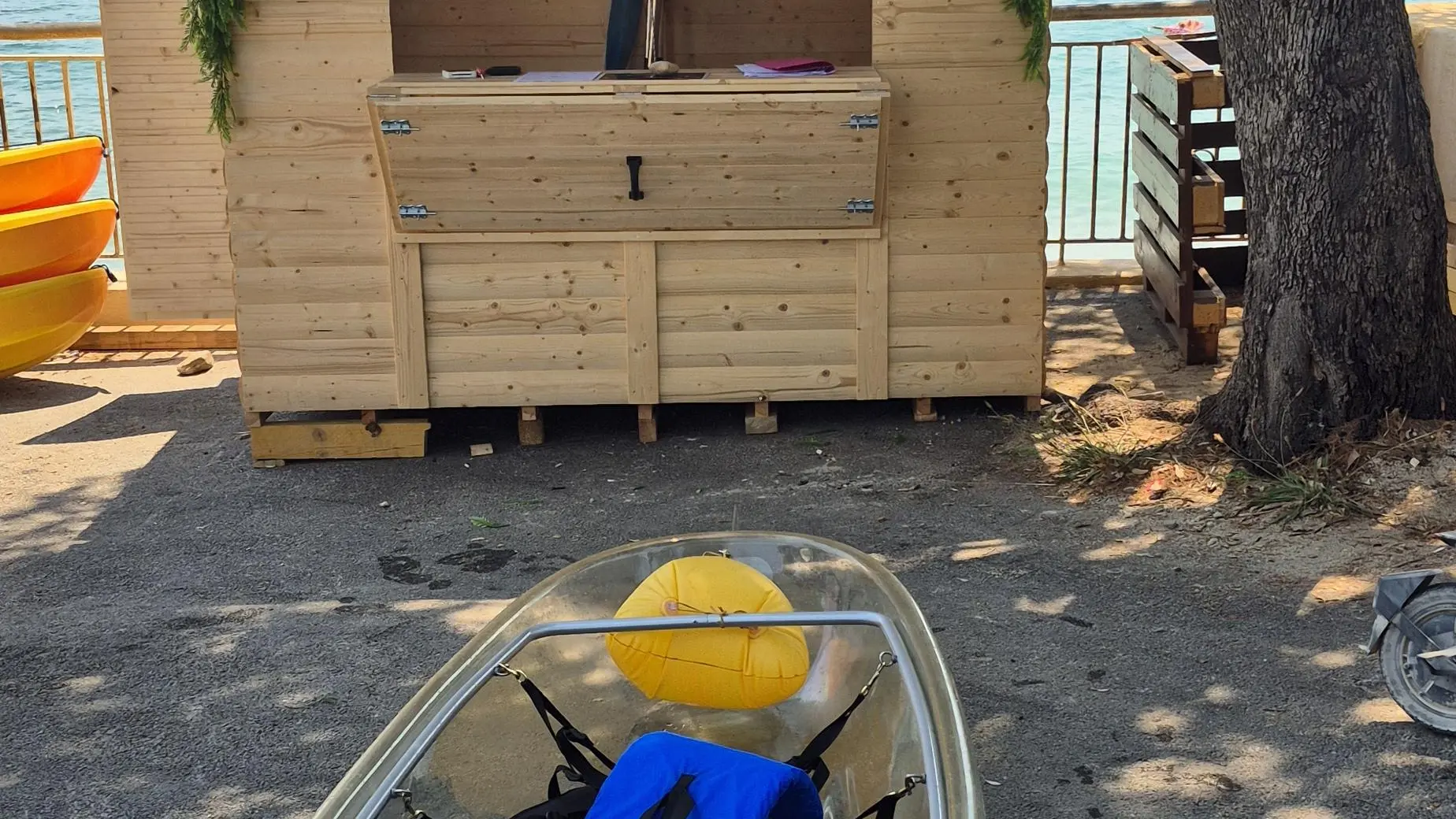 Clear Kayak