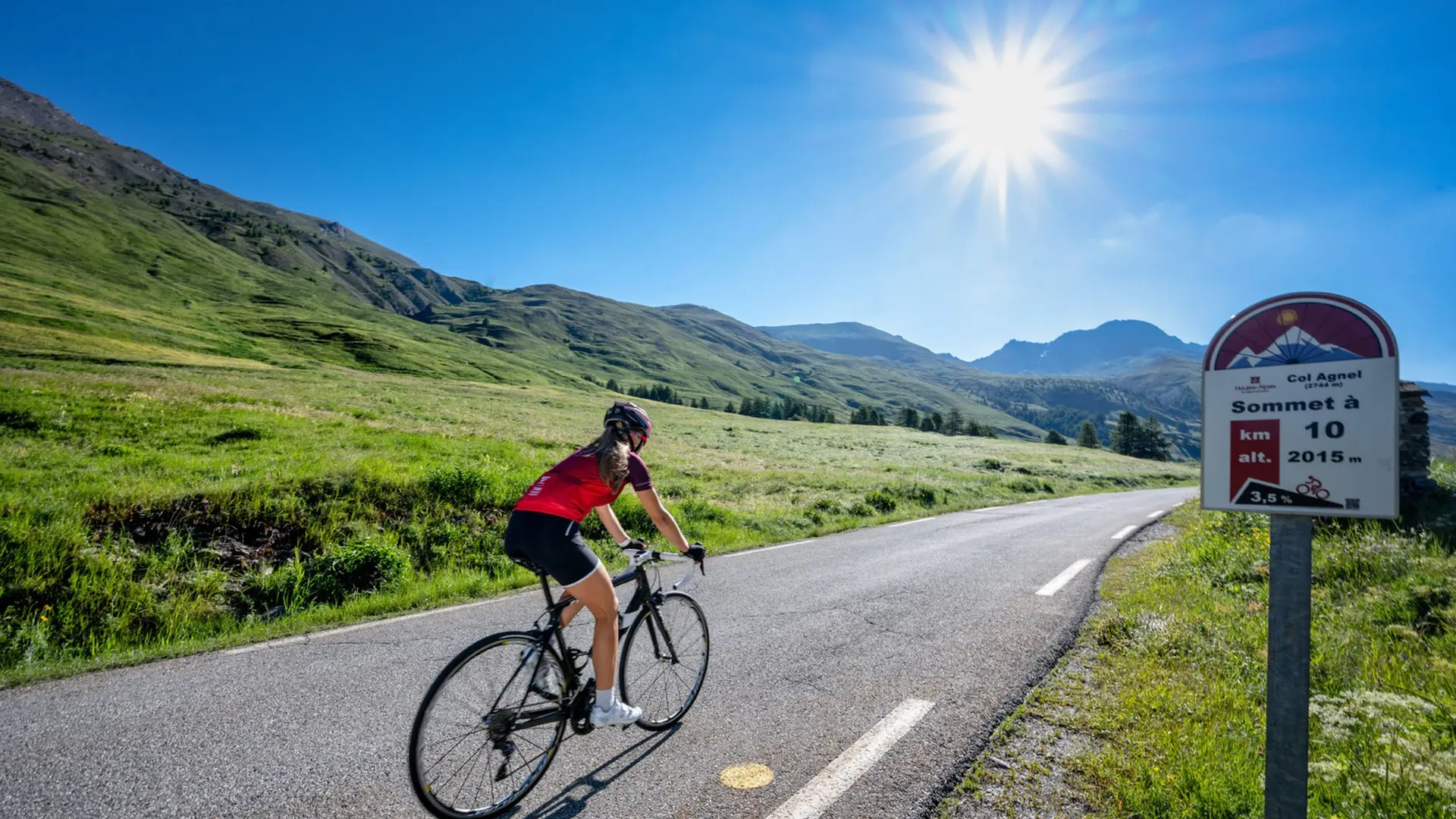 Montée du col Agnel