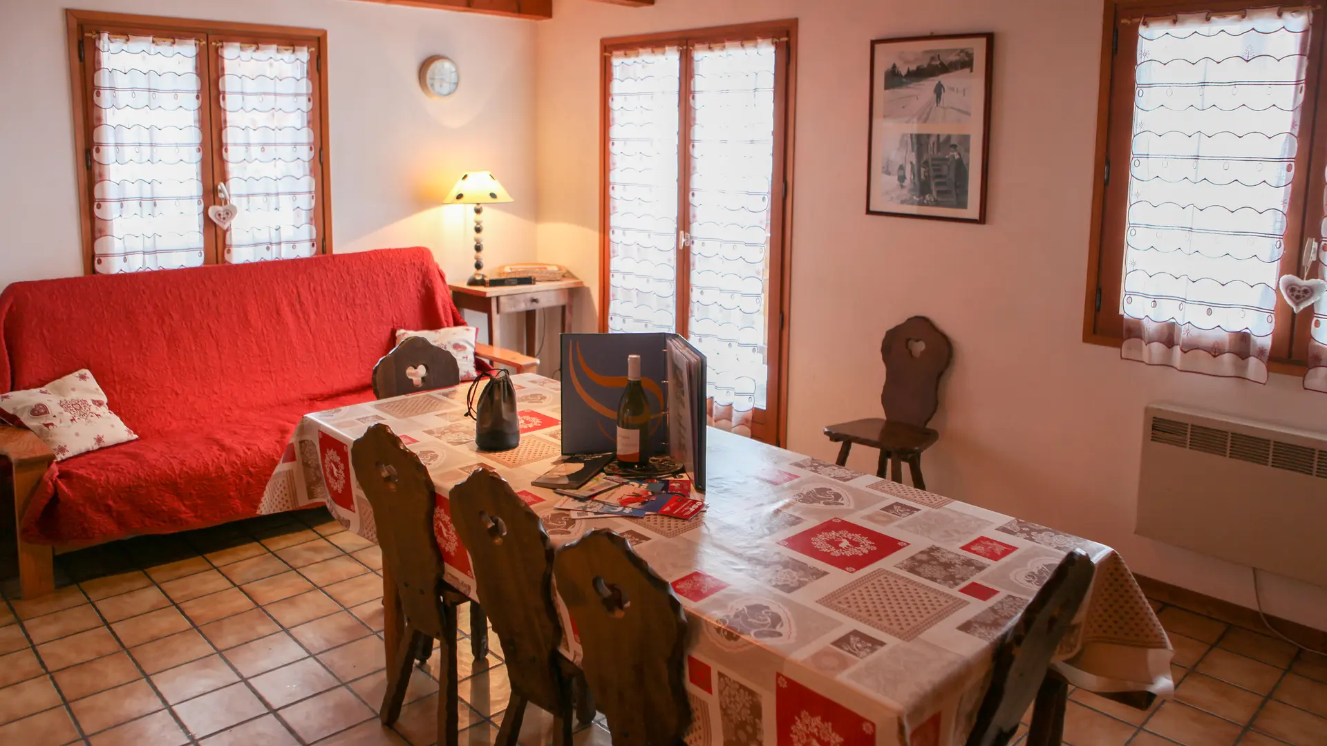 Chalet la Marmotte, Pièce à Vivre