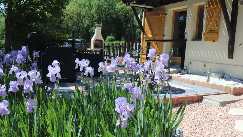 Terrasse du jardin Clos