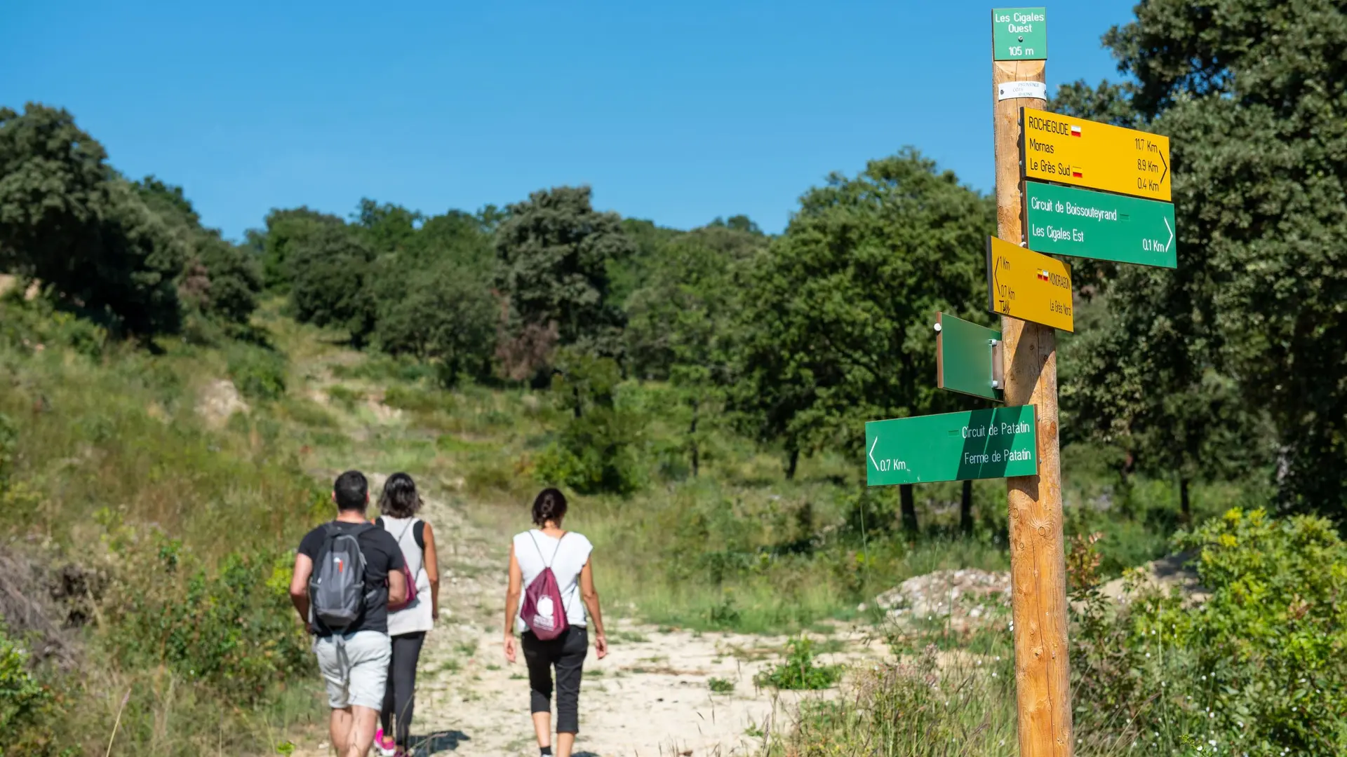 Sentier de randonnée de Vachères