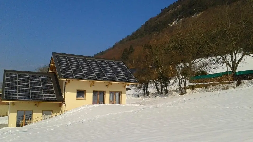 Le gîte en hiver