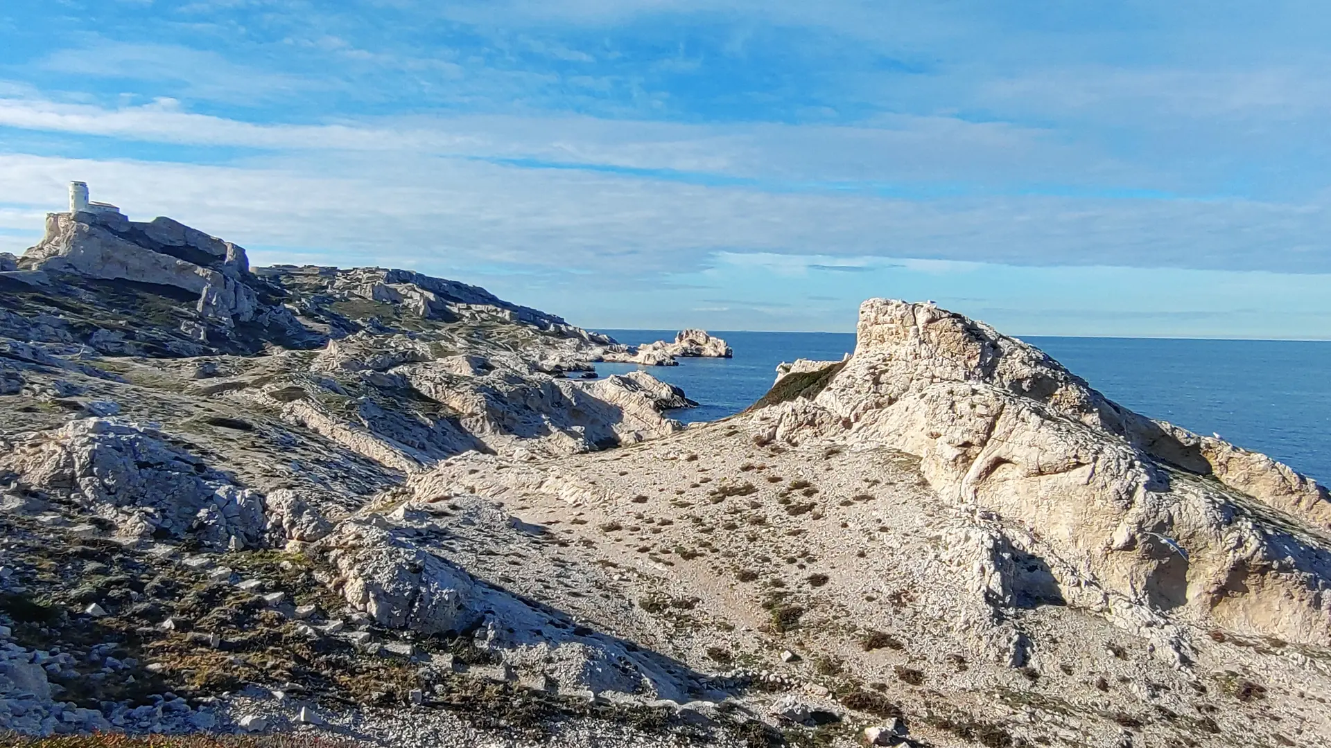 L'île de Pomègues au Frioul et sémaphore
