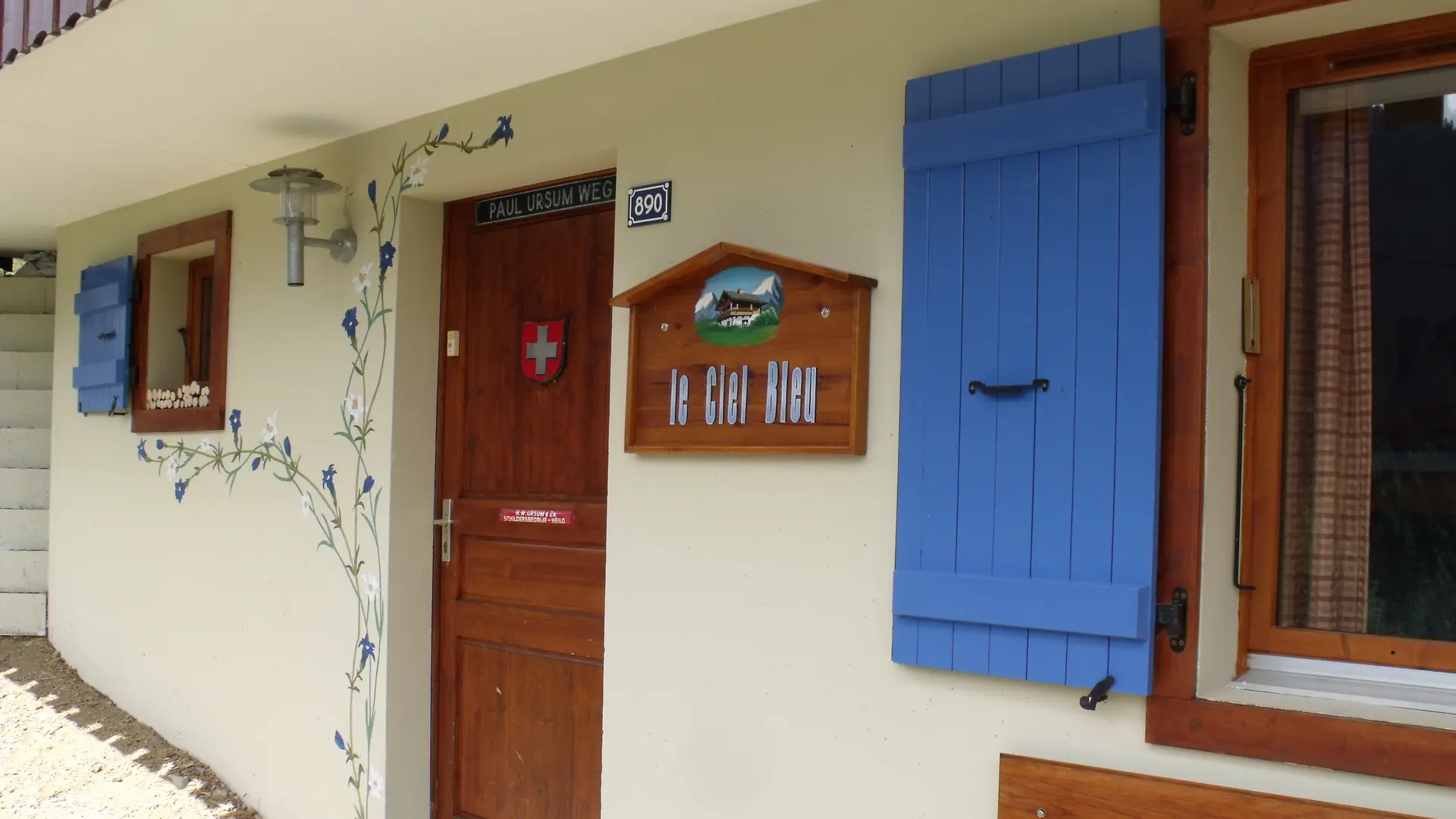 Entrée du chalet