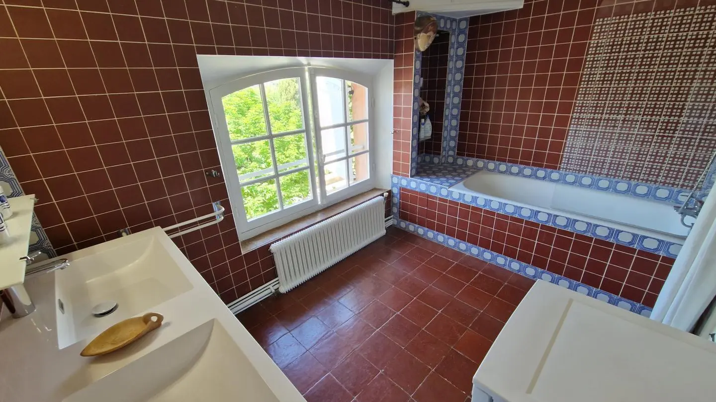 Gîte le Mas du safran-GRASSE- Salle de bains-Gîtes de France Alpes-Maritimes