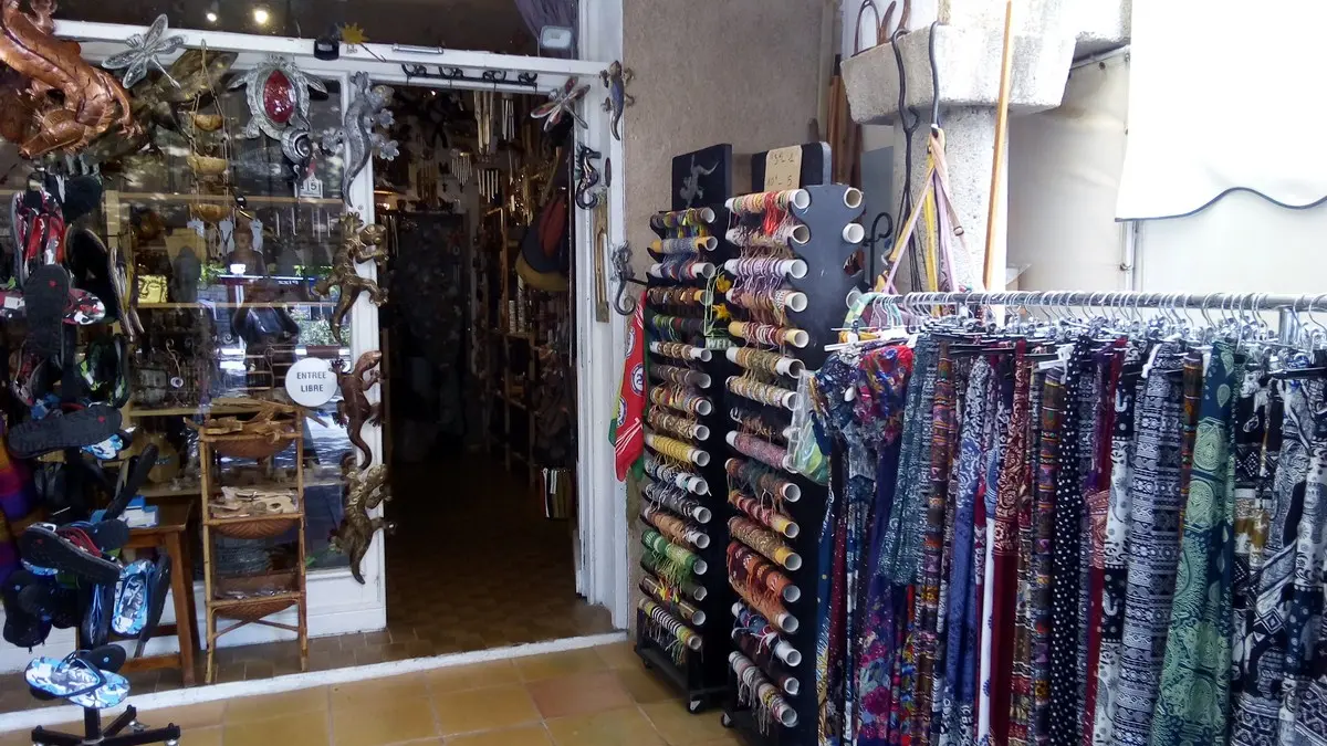 Entrance of the shop