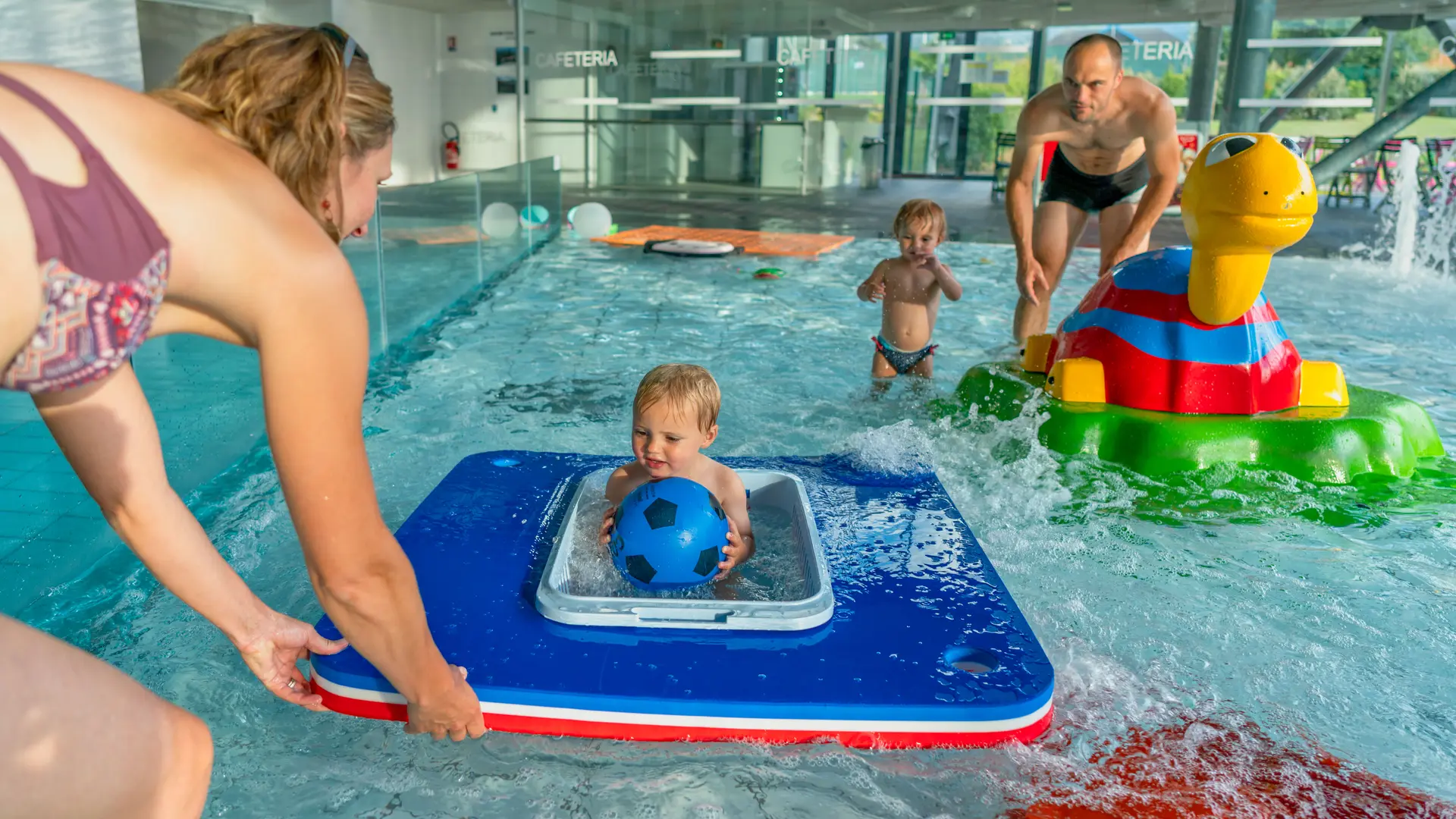 Bébés plouf piscine Saint-Gervais