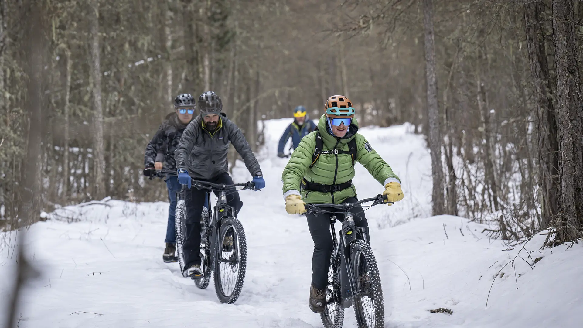 VTTAE sur neige avec VTT Rando Ubaye