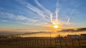 Coucher de soleil Lamas des Plaines