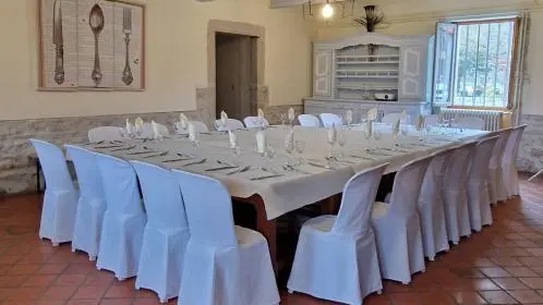 Salle Cheminée 30 invités
En option sur demande