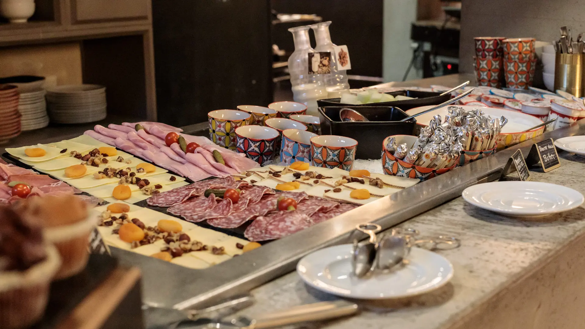 International buffet breakfast