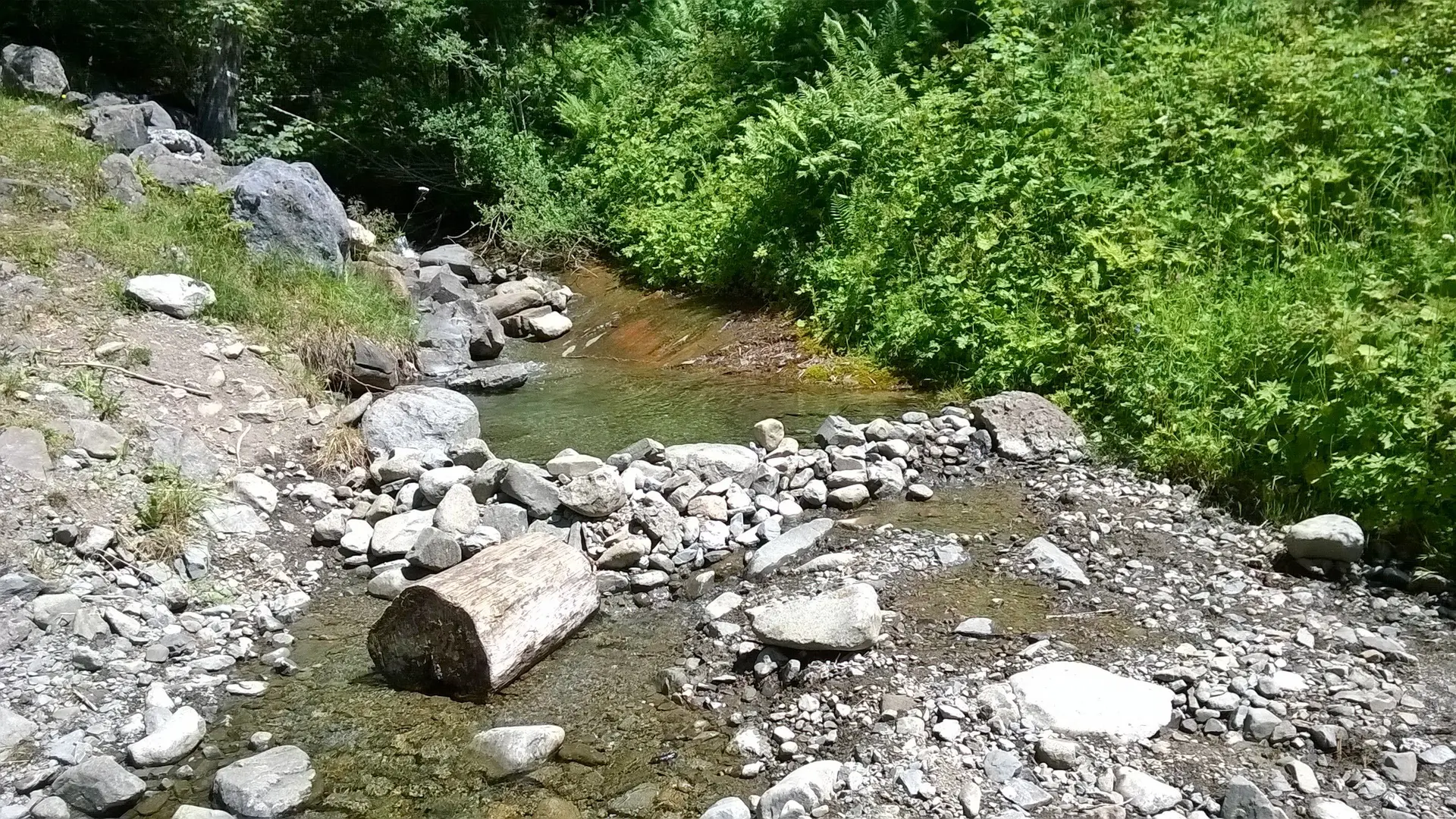 Le ruisseau de Gron