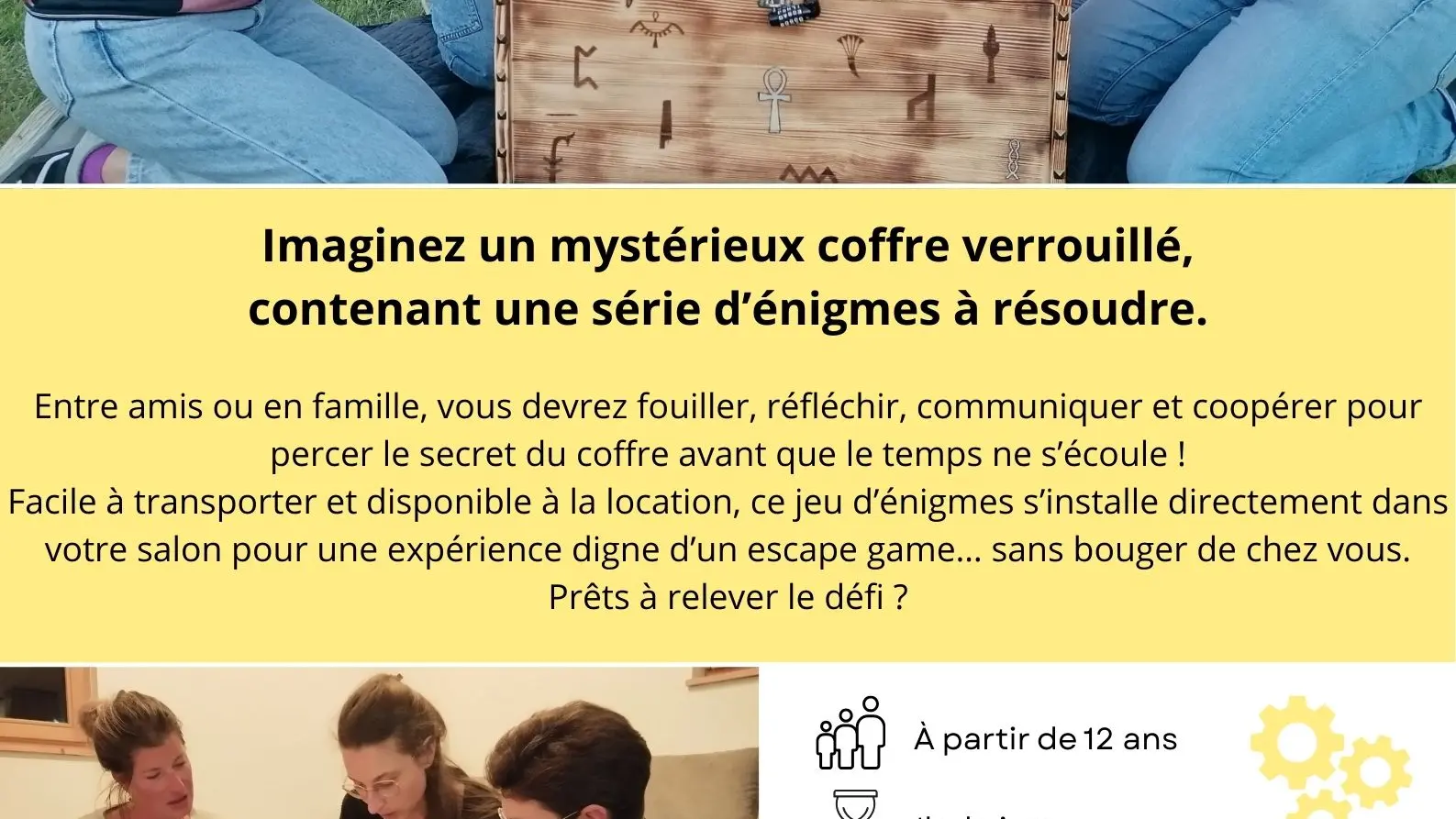 Affiche Escape coffre