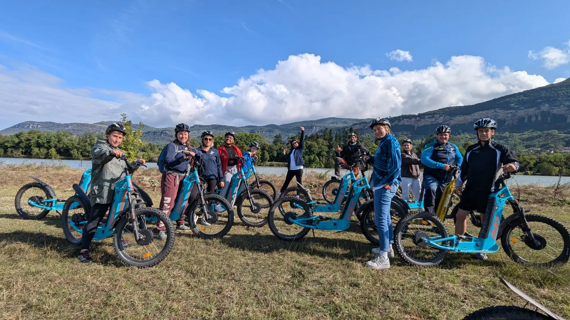 Circuits découverte en trottinettes électriques tout terrain - Montalieu-Vercieu - Balcons du Dauphiné