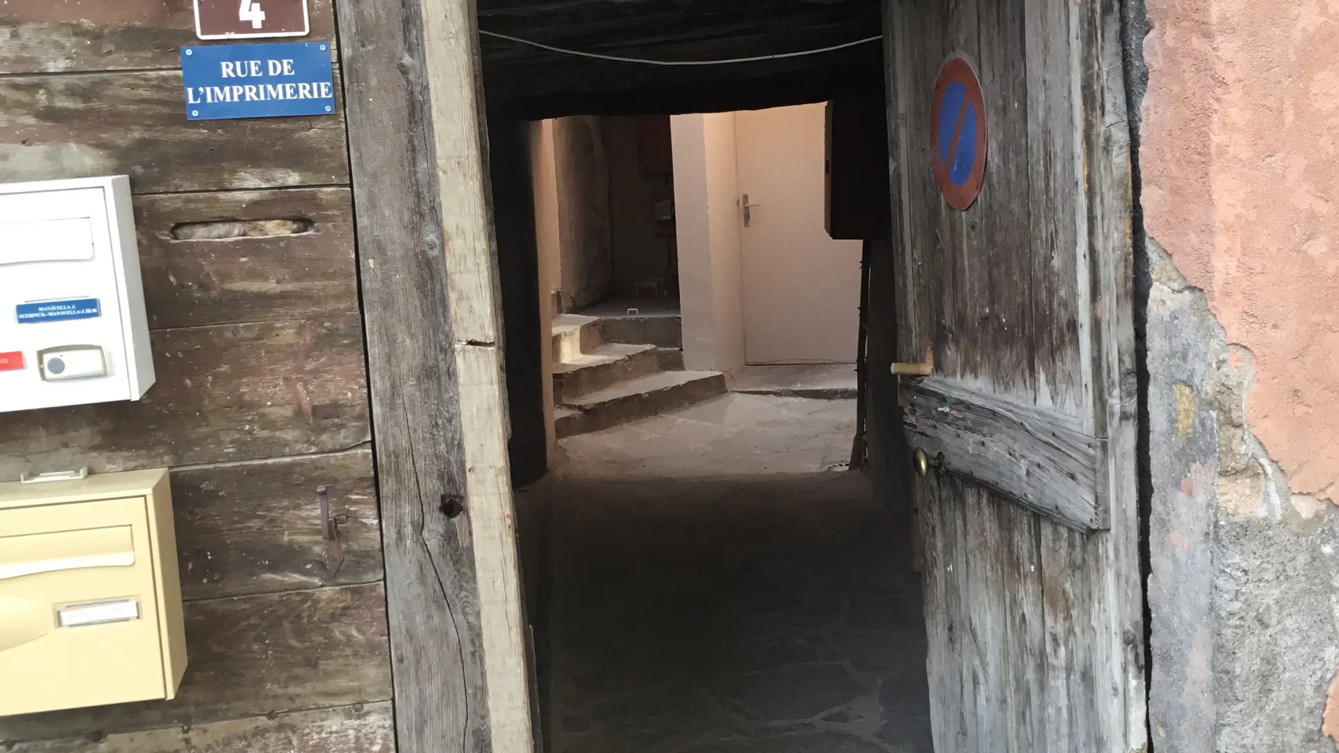 entrée au 4 rue de l'imprimerie