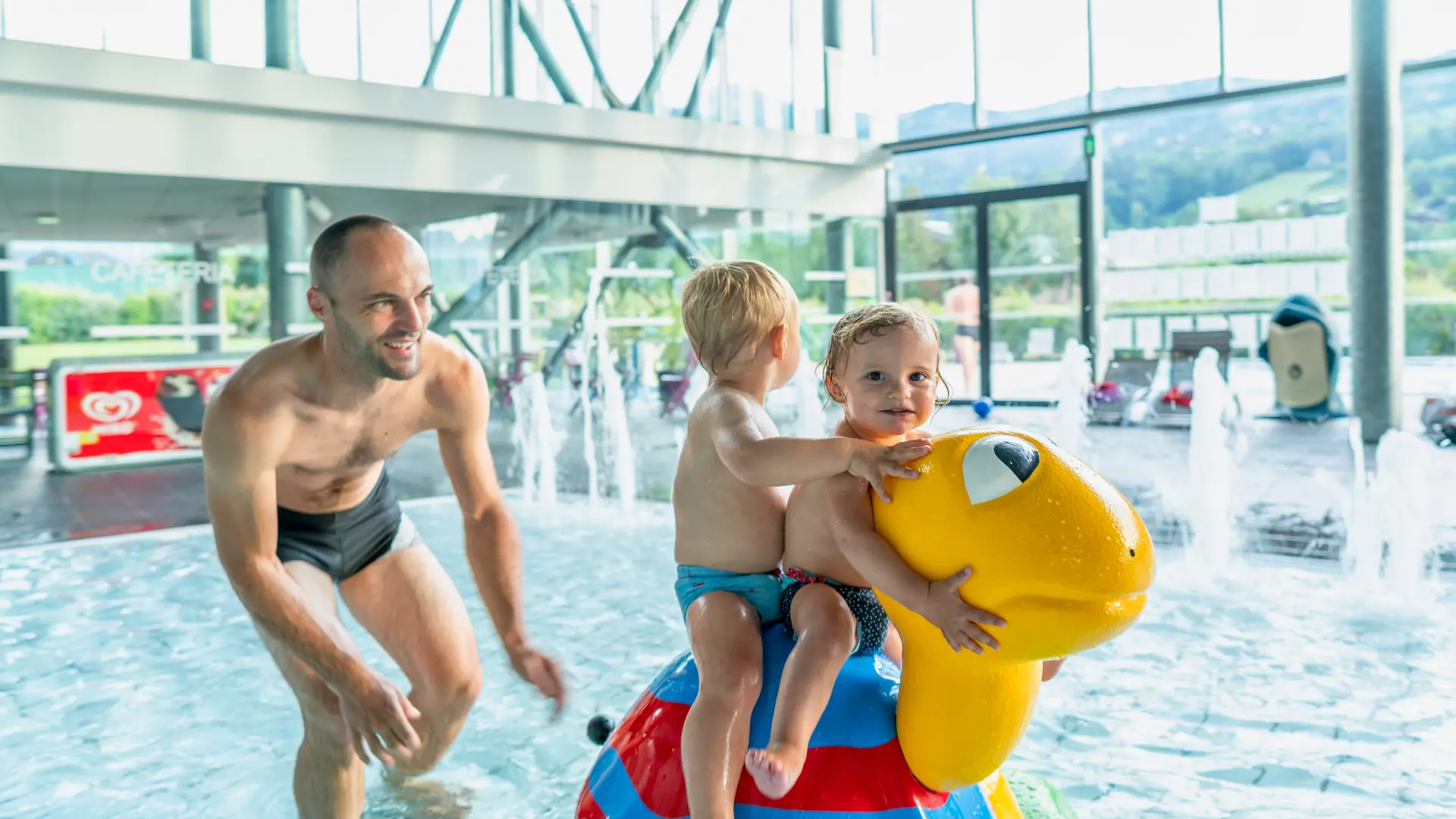 Bébés plouf piscine Saint-Gervais