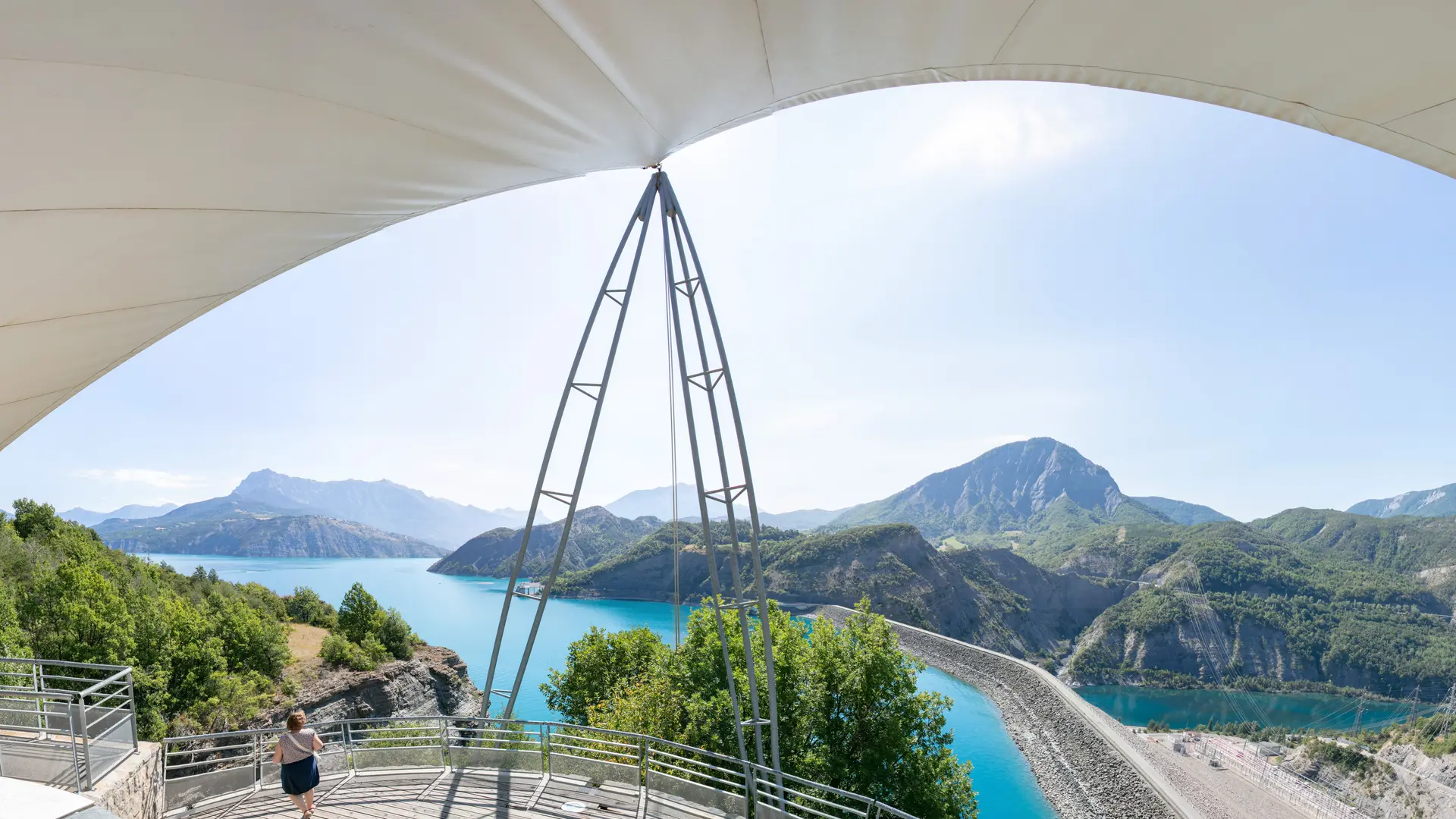 Belvédère du barrage de Serre-Ponçon