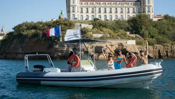 Calanques du parc marin de la côte bleue 3H30 offre été