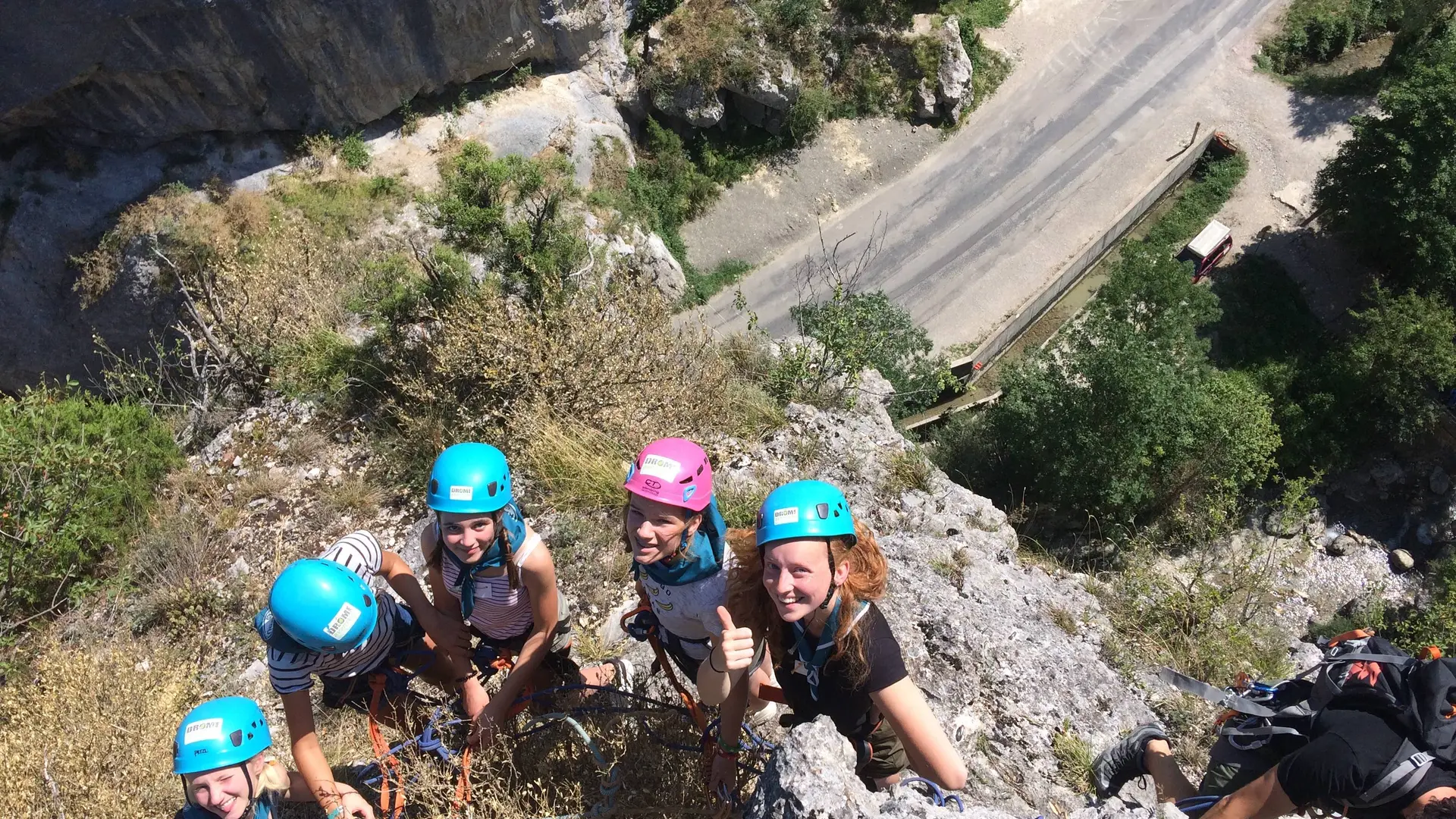 escalade romeyer avec drome aventure