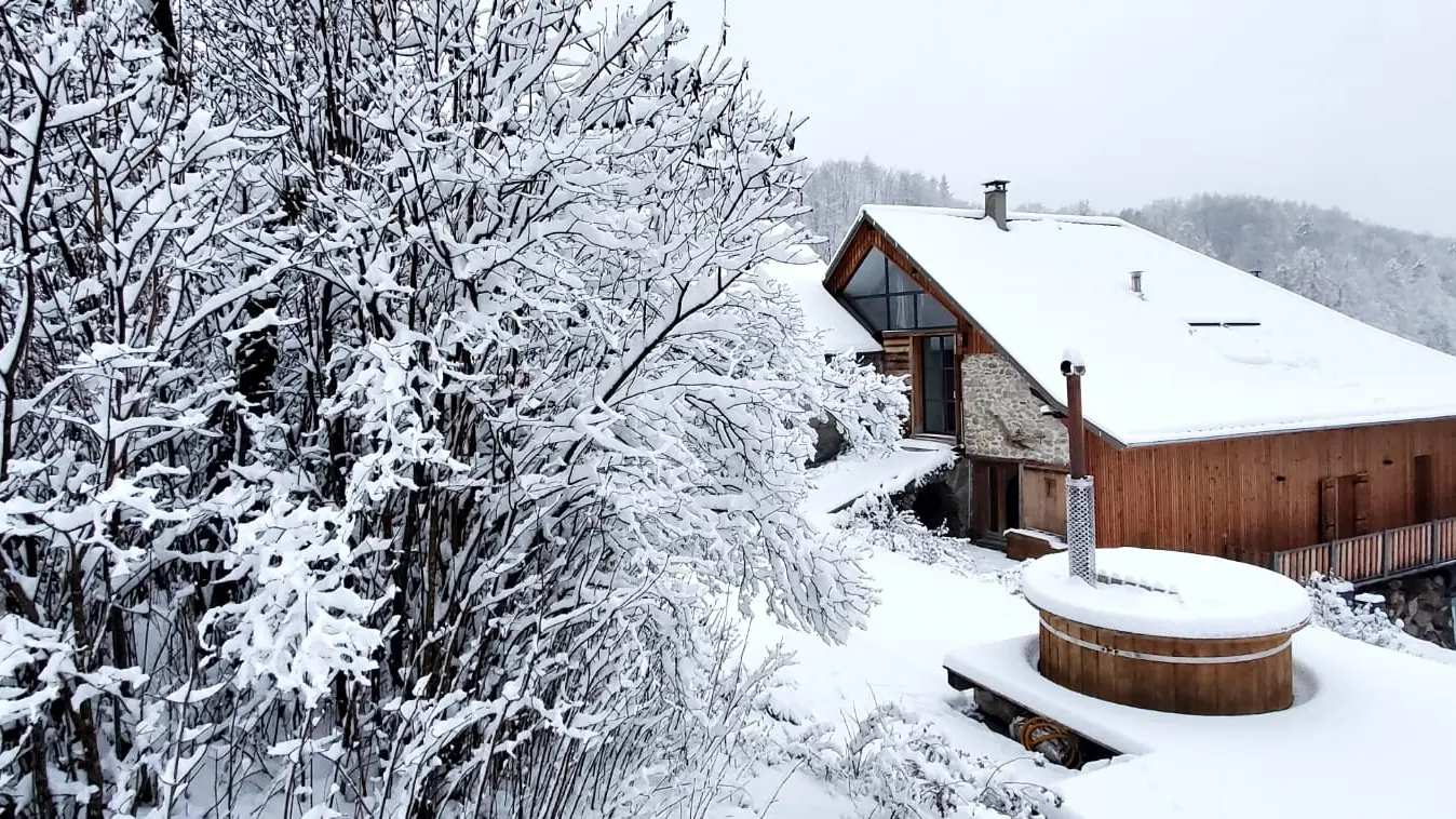 Gîte en hiver