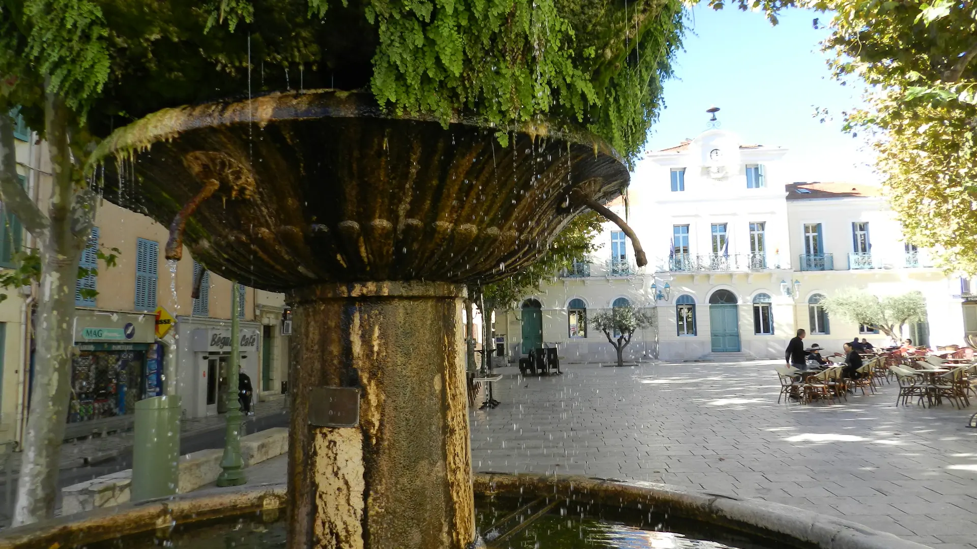 Fontaine moussue