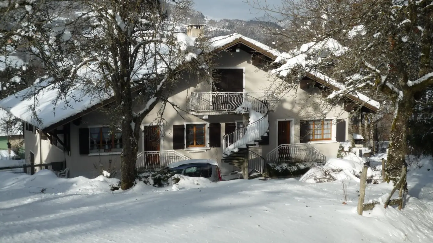 la maison vue d'en haut