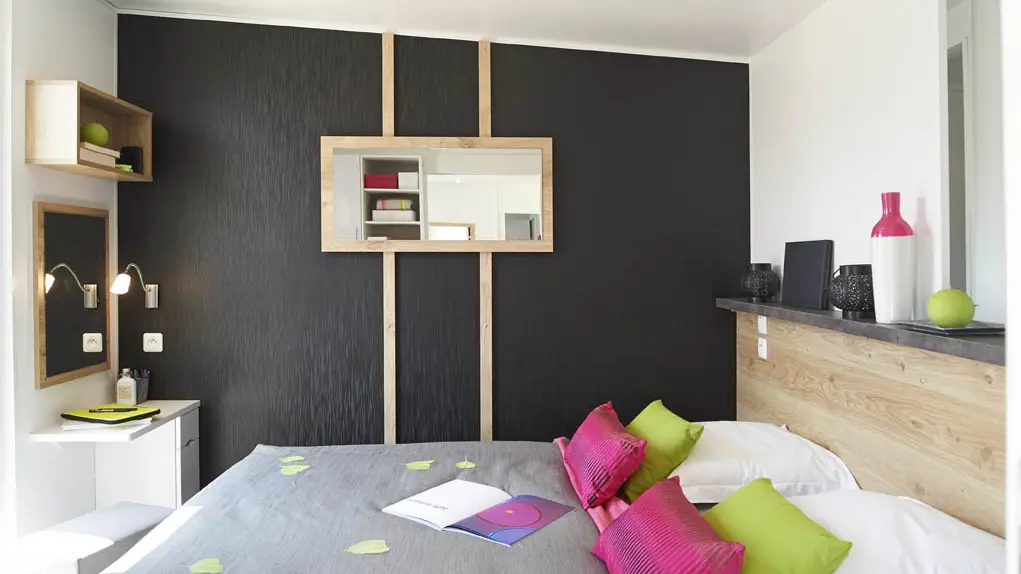 photo intérieur chambre lodge